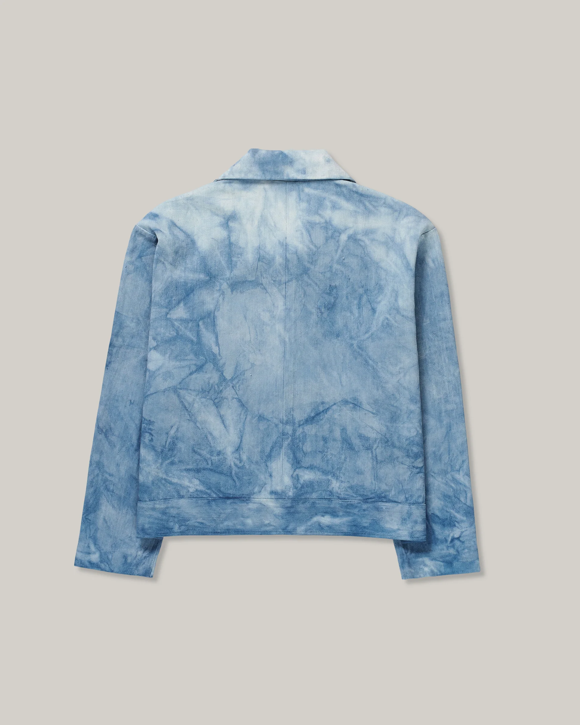 11.11 UNISEX GLEAM COTTON TRUCKER JACKET - LIGHT INDIGO - Image 5