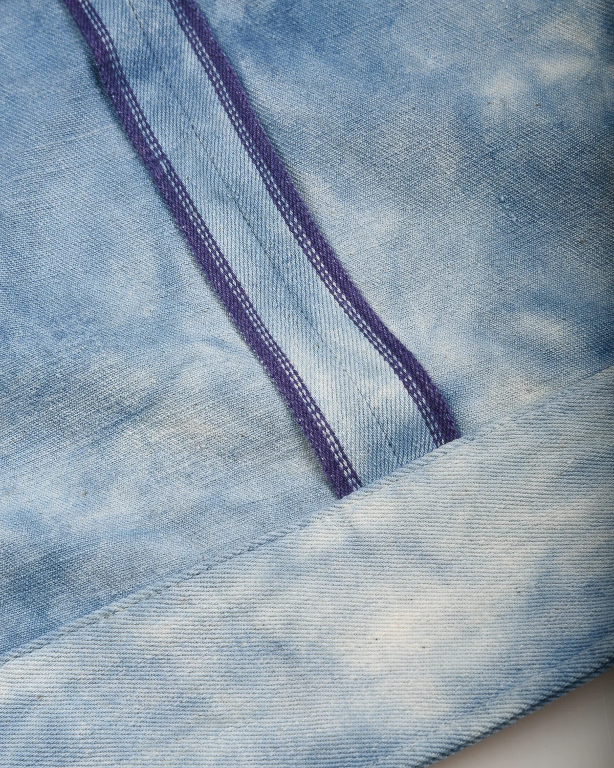 11.11 UNISEX GLEAM COTTON TRUCKER JACKET - LIGHT INDIGO - Image 8