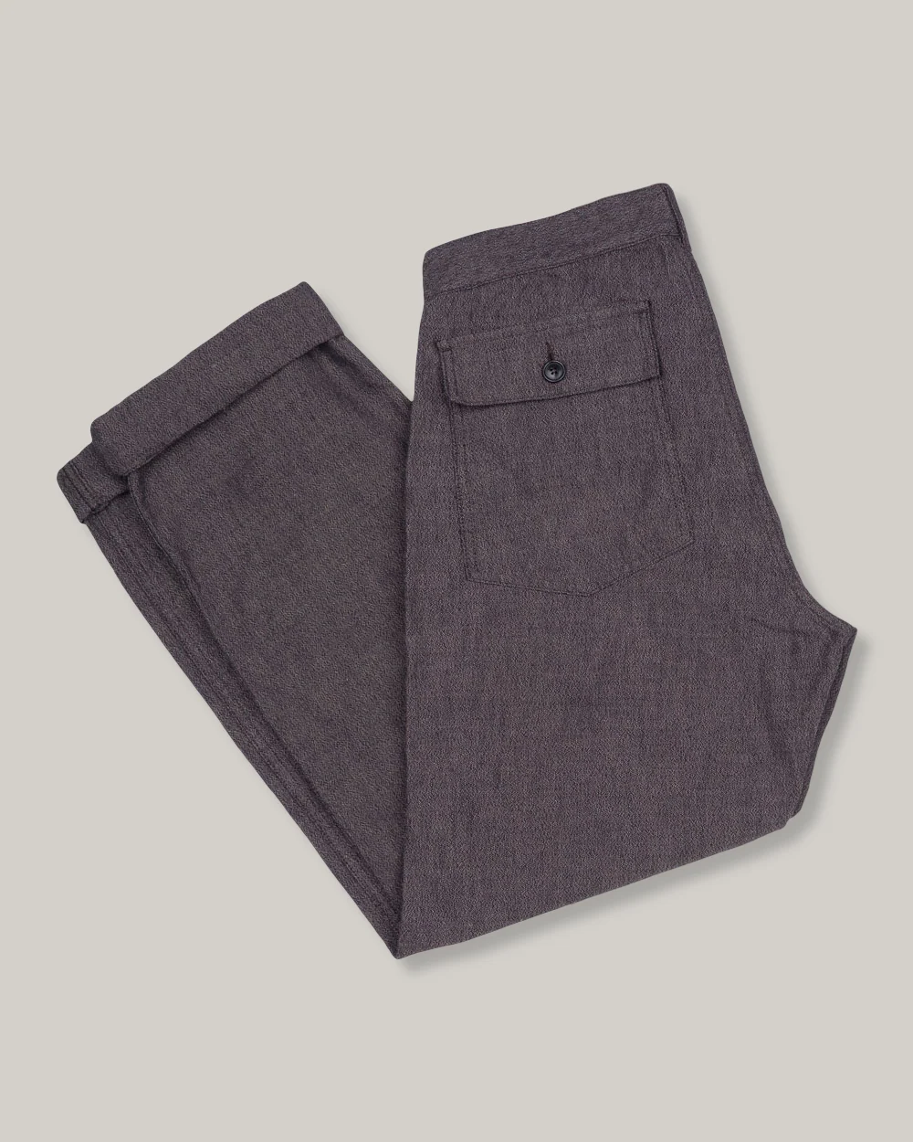 1ST PAT-RN DELTA TROUSERS - BROWN - Image 3