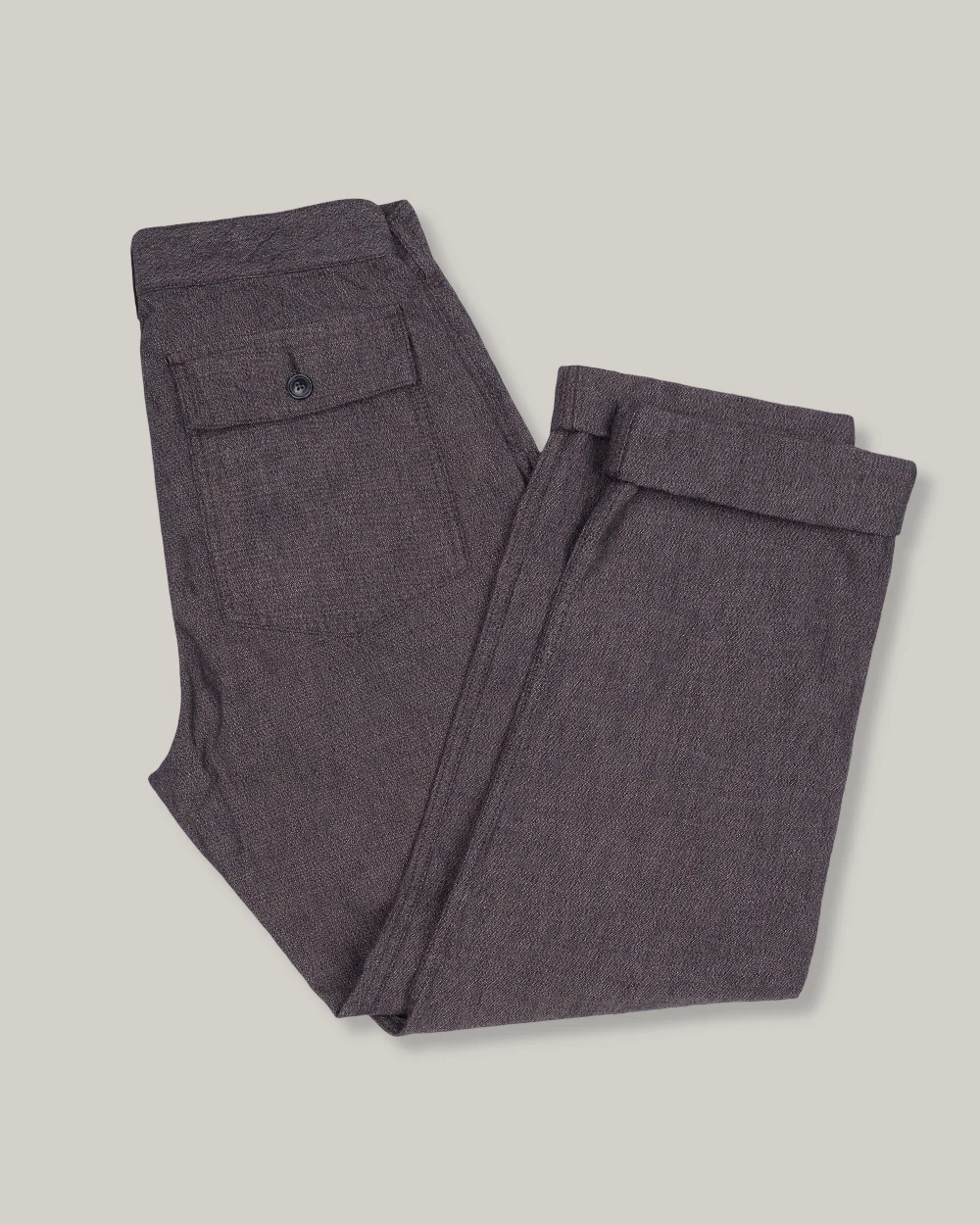 1ST PAT-RN DELTA TROUSERS - BROWN - Image 4
