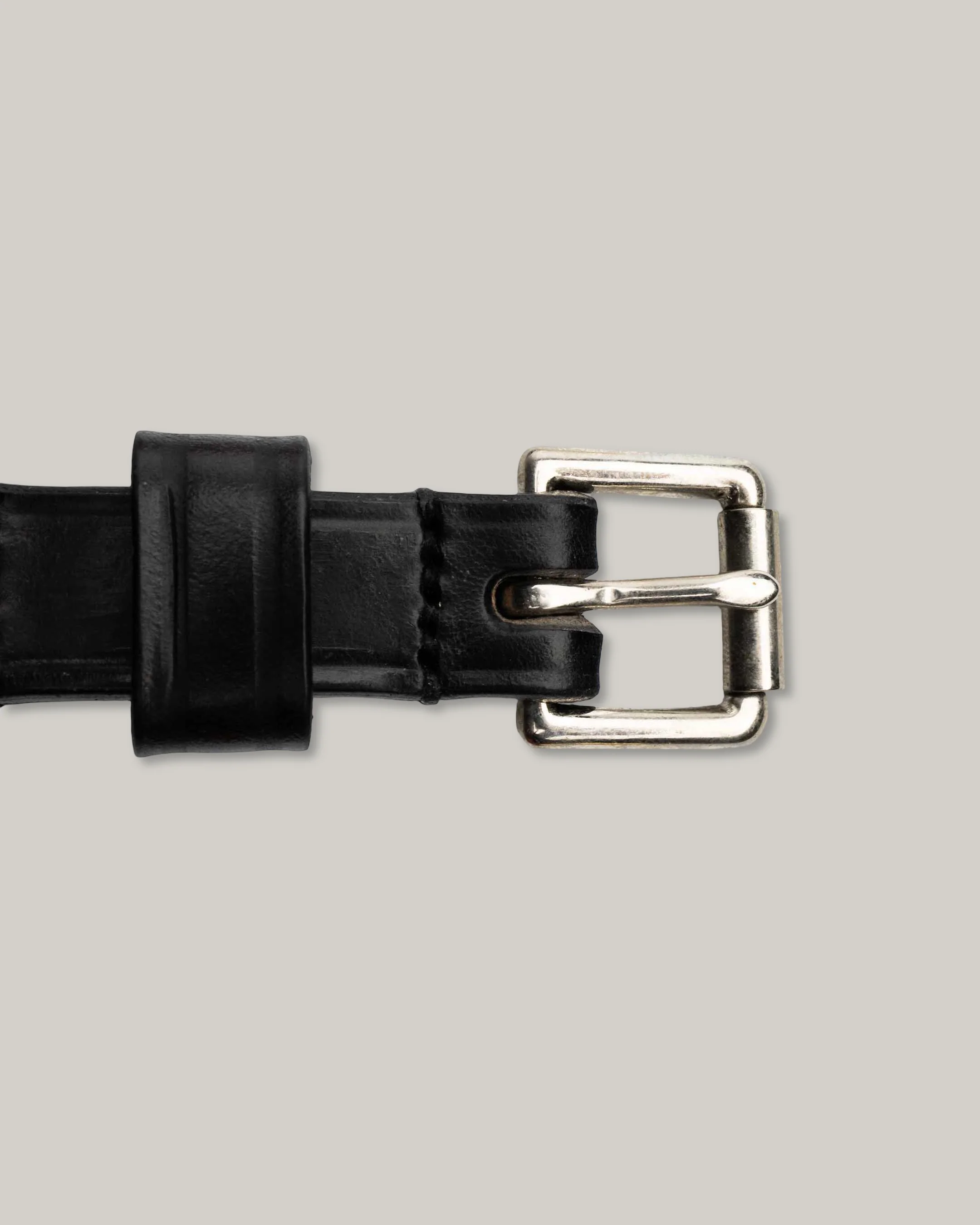 ALLEVOL NARROW BELT - BLACK x NICKEL - Image 2