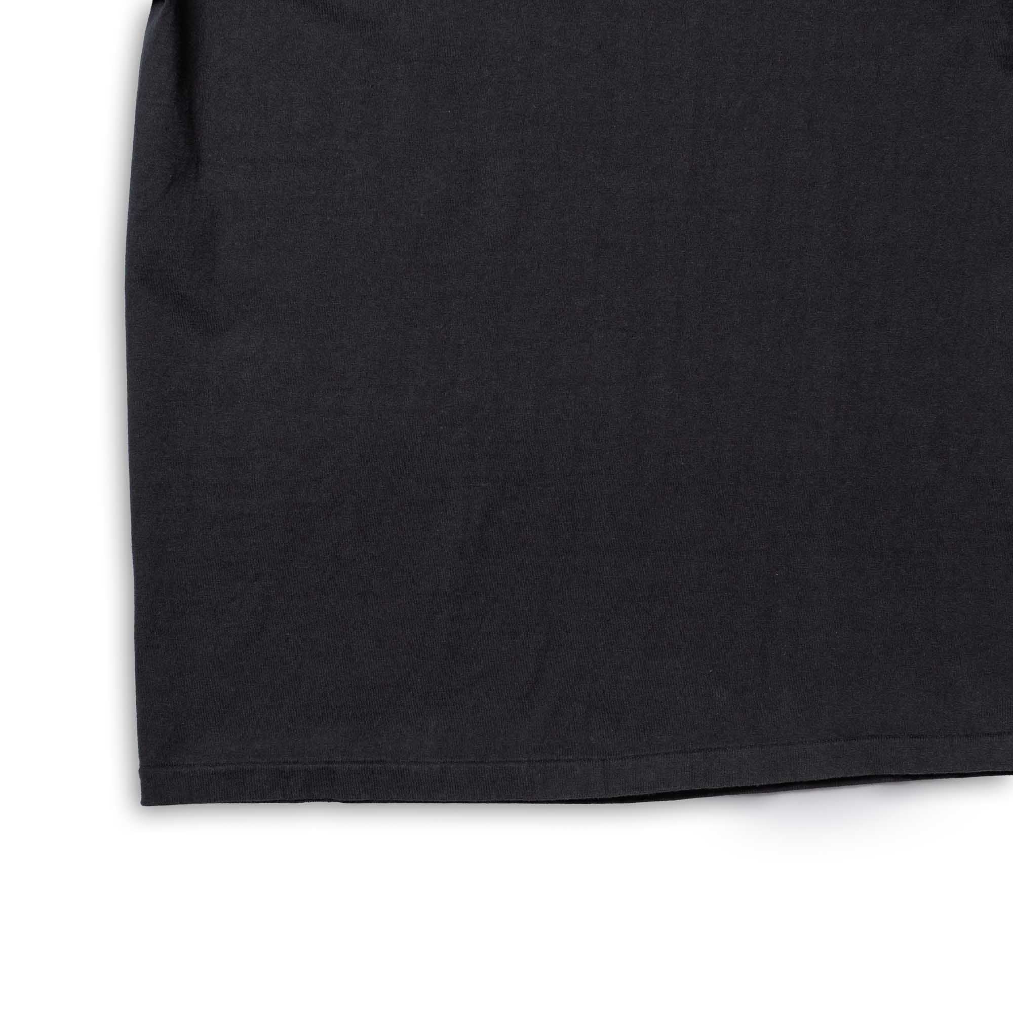 ALLLEVOL HEAVY DUTY CREW NECK T-SHIRT CROPPED - BLACK - Image 5
