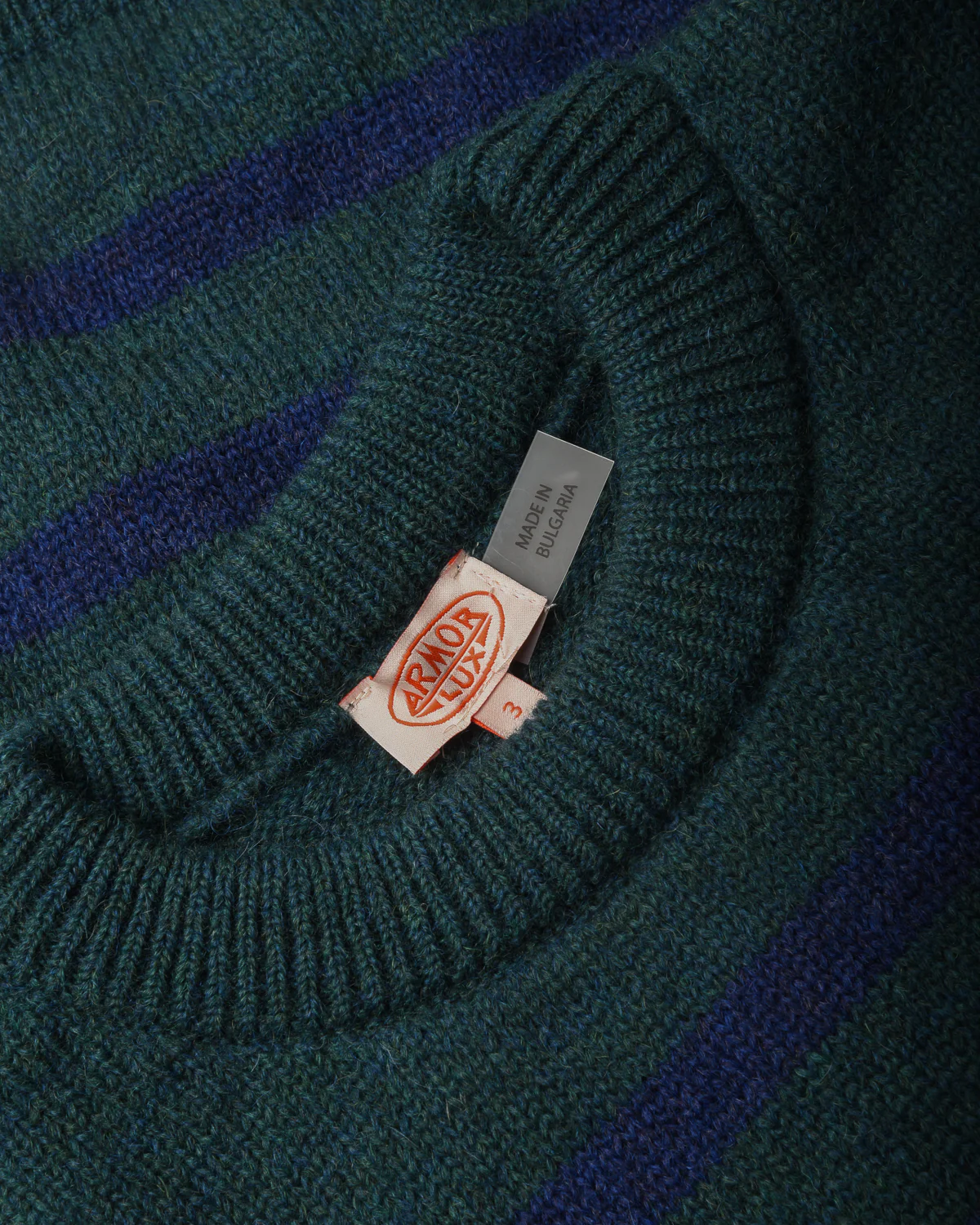 ARMOR LUX LADIES STRIPED SAILOR SWEATER - DARK SEA/ TWILIGHT BLUE - Image 7