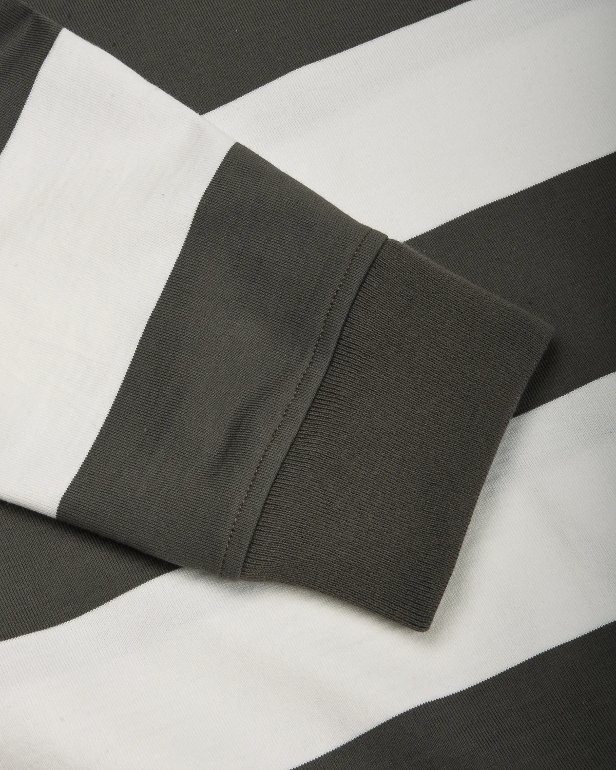 ARMOR LUX WIDE STRIPE LS TEE - CHIMERA/ MILK - Image 3