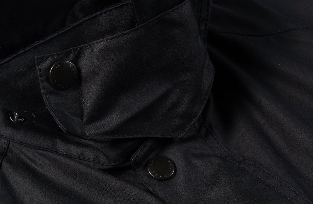 BARBOUR ASHBY WAXED JACKET - NAVY - Image 12