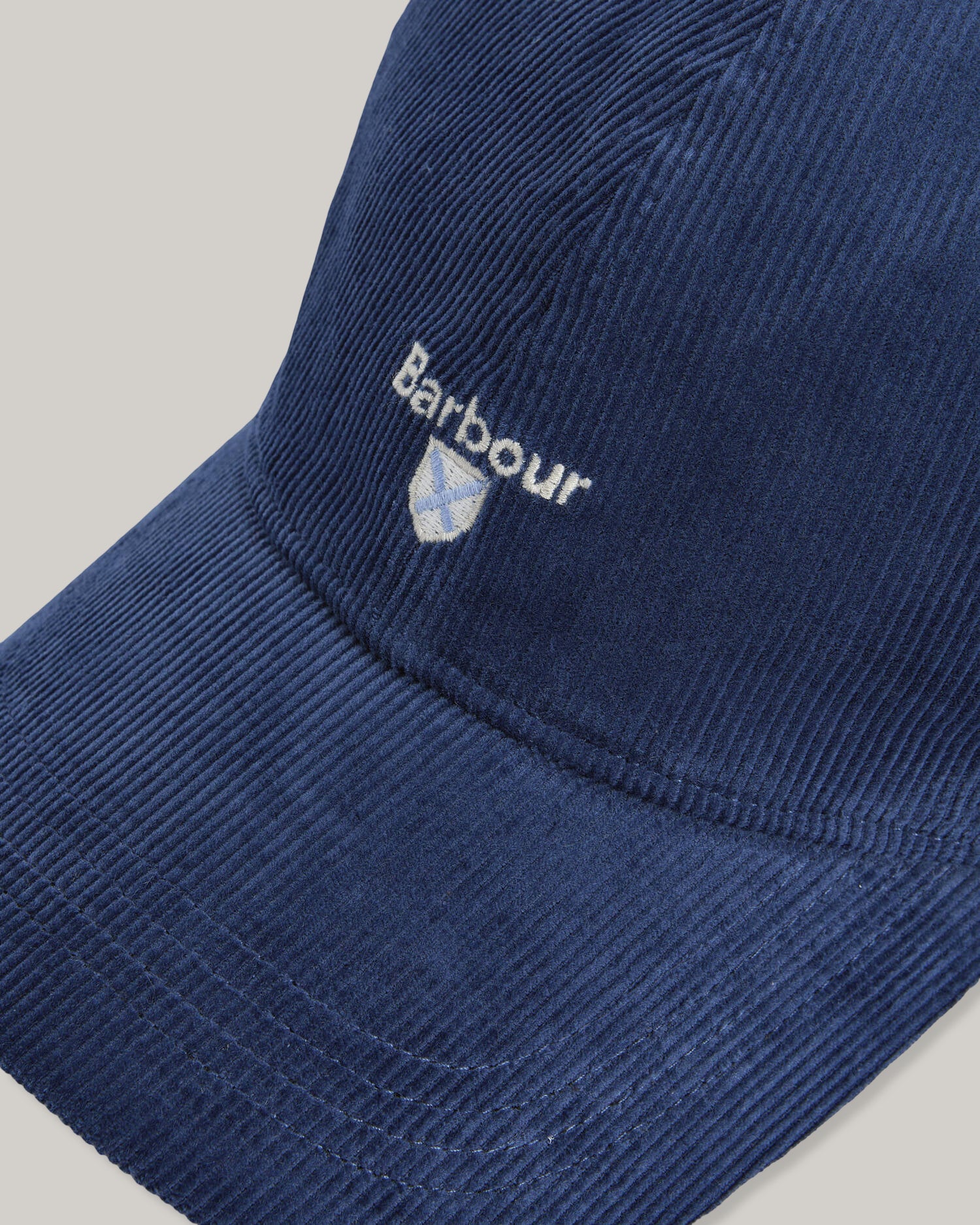 BARBOUR BAYFIELD CORD CAP - BLUE - Image 2