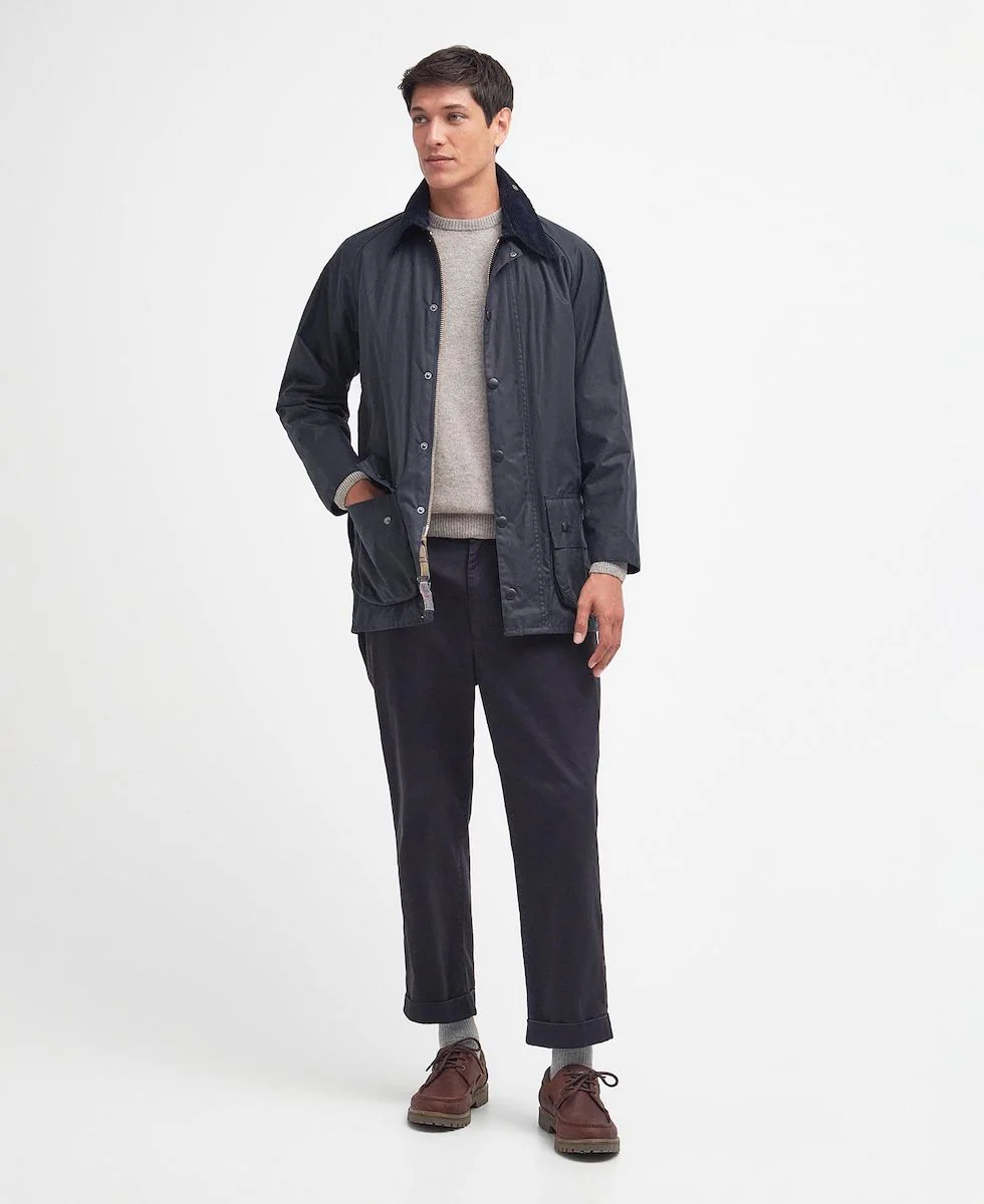BARBOUR  BEAUFORT JACKET - NAVY - Image 11