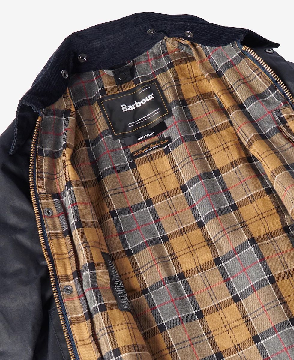 BARBOUR  BEAUFORT JACKET - NAVY - Image 12
