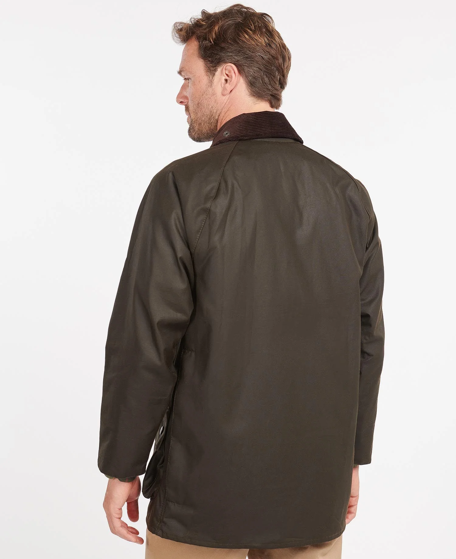 BARBOUR CLASSIC BEAUFORT JACKET - OLIVE - Image 2