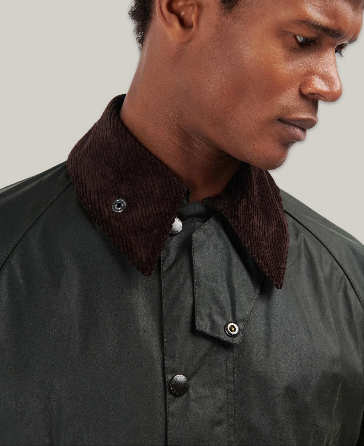 BARBOUR BEDALE WAX JACKET - SAGE - Image 5