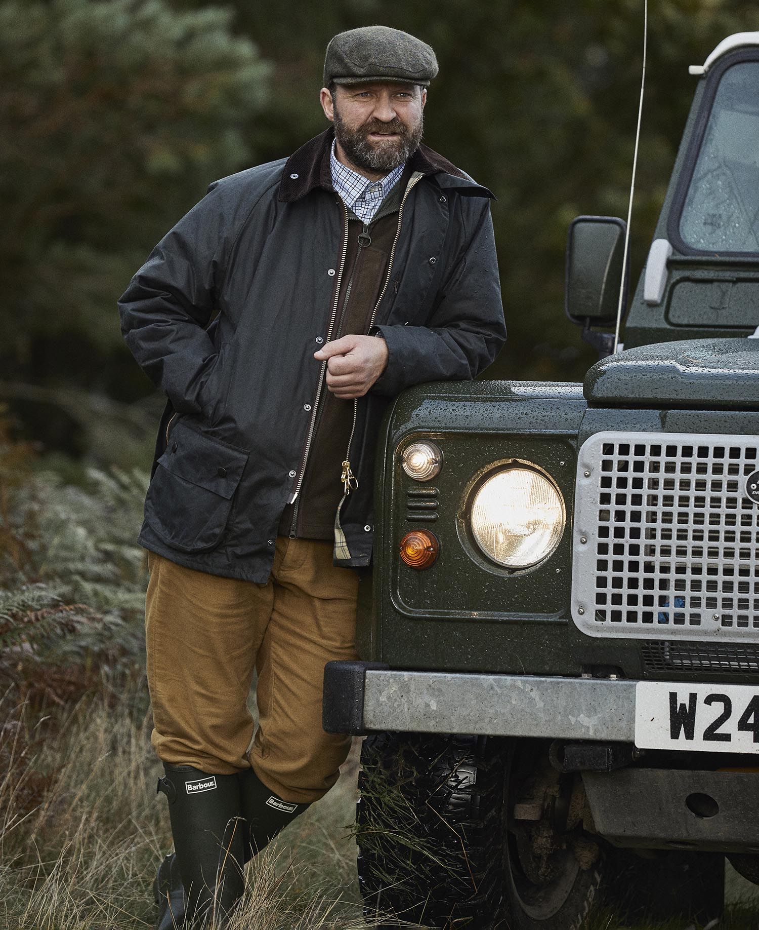 BARBOUR BEAUFORT JACKET - SAGE - Image 7