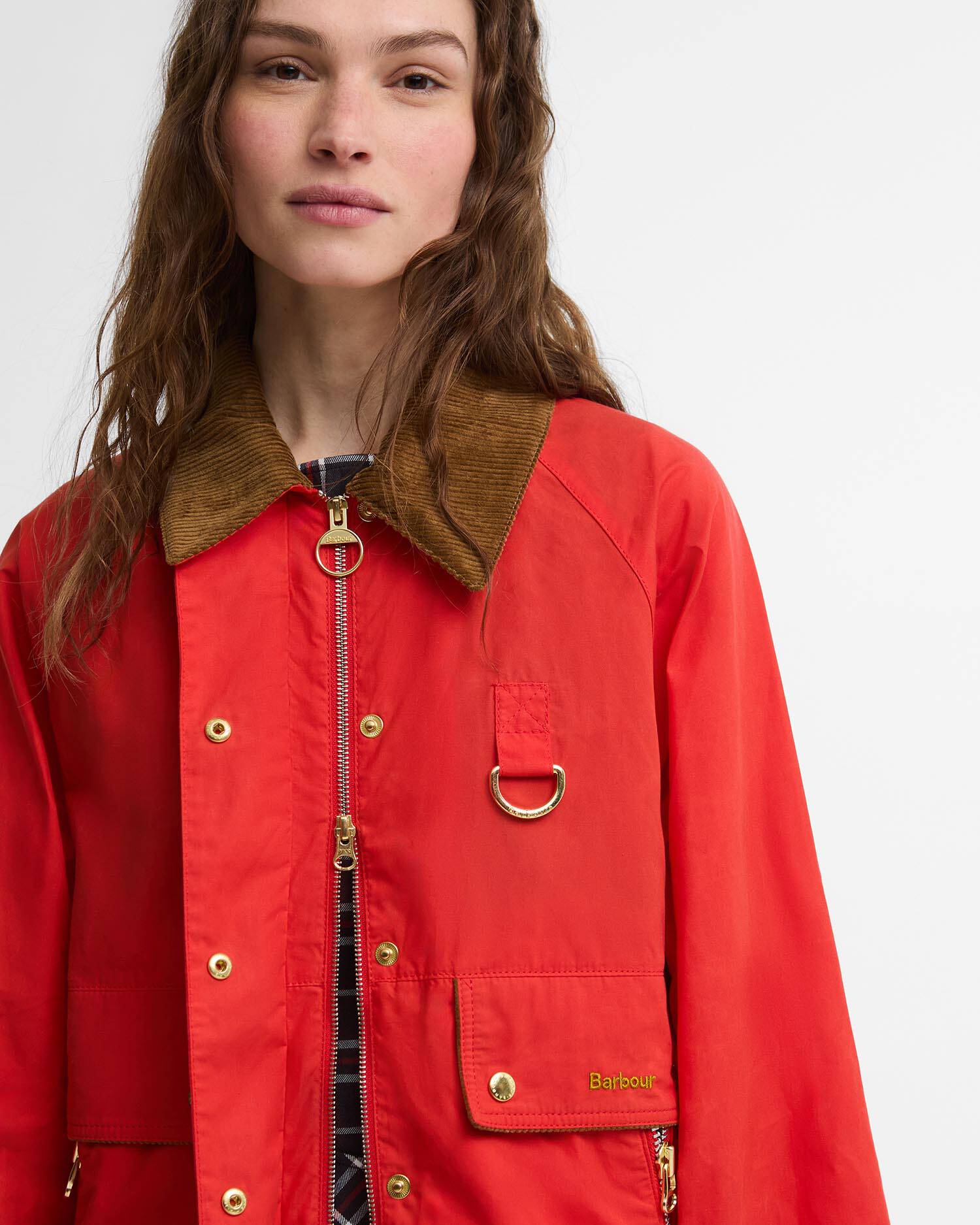 BARBOUR MACKWORTH CASUAL JACKET - VERMILLION - Image 3
