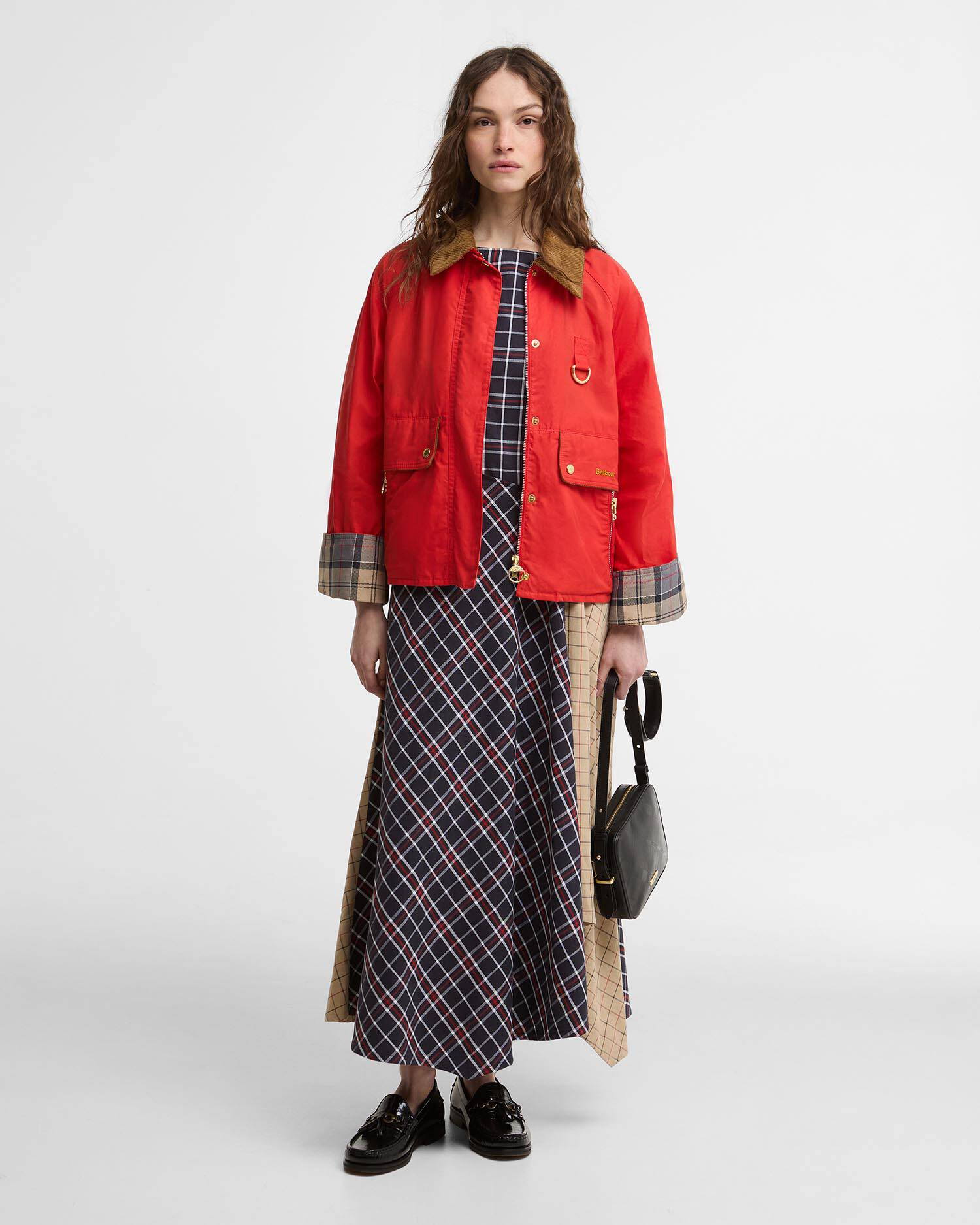 BARBOUR MACKWORTH CASUAL JACKET - VERMILLION - Image 6