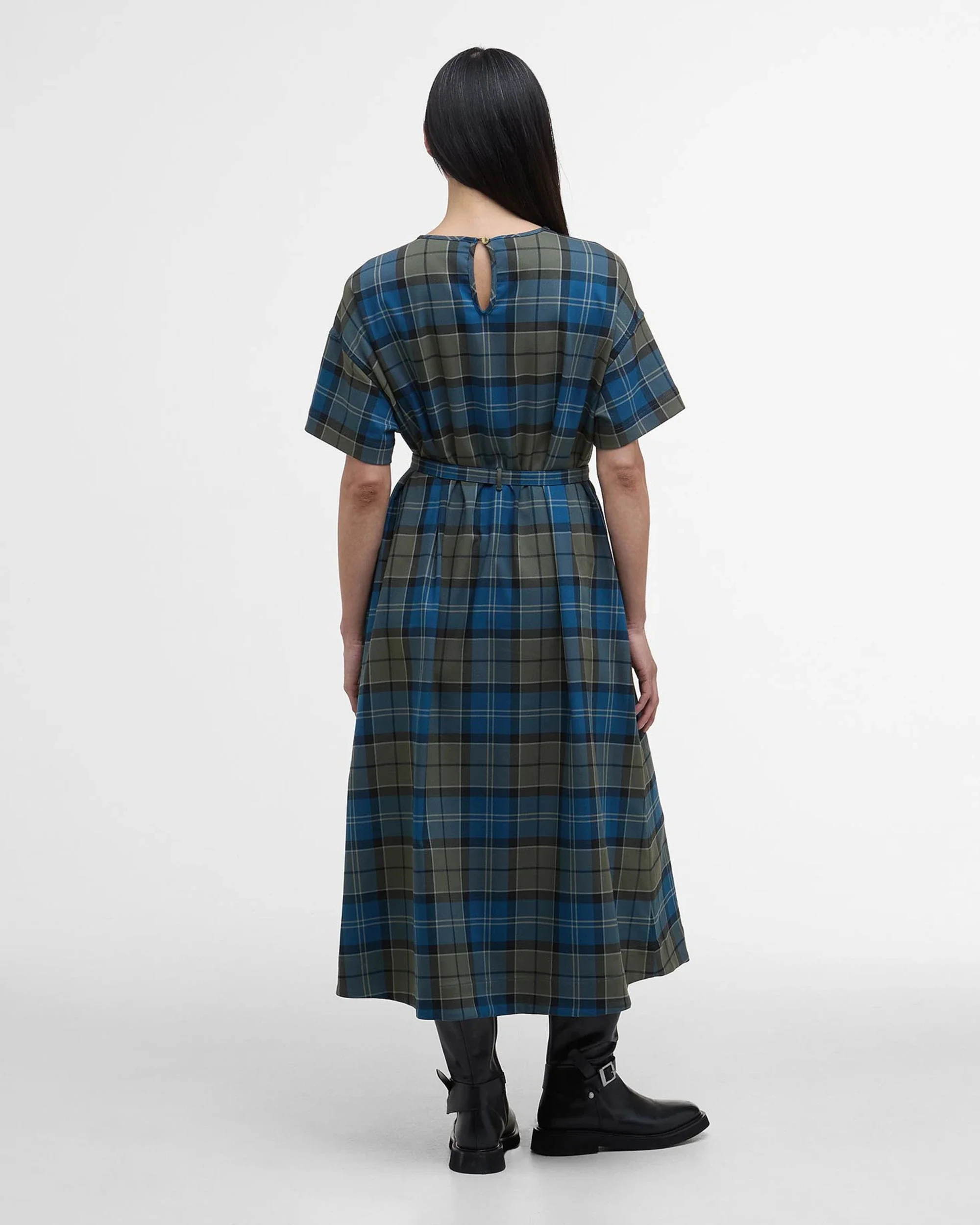 BARBOUR MATILDA TARTAN MAXI DRESS - DUNDEE TARTAN - Image 3