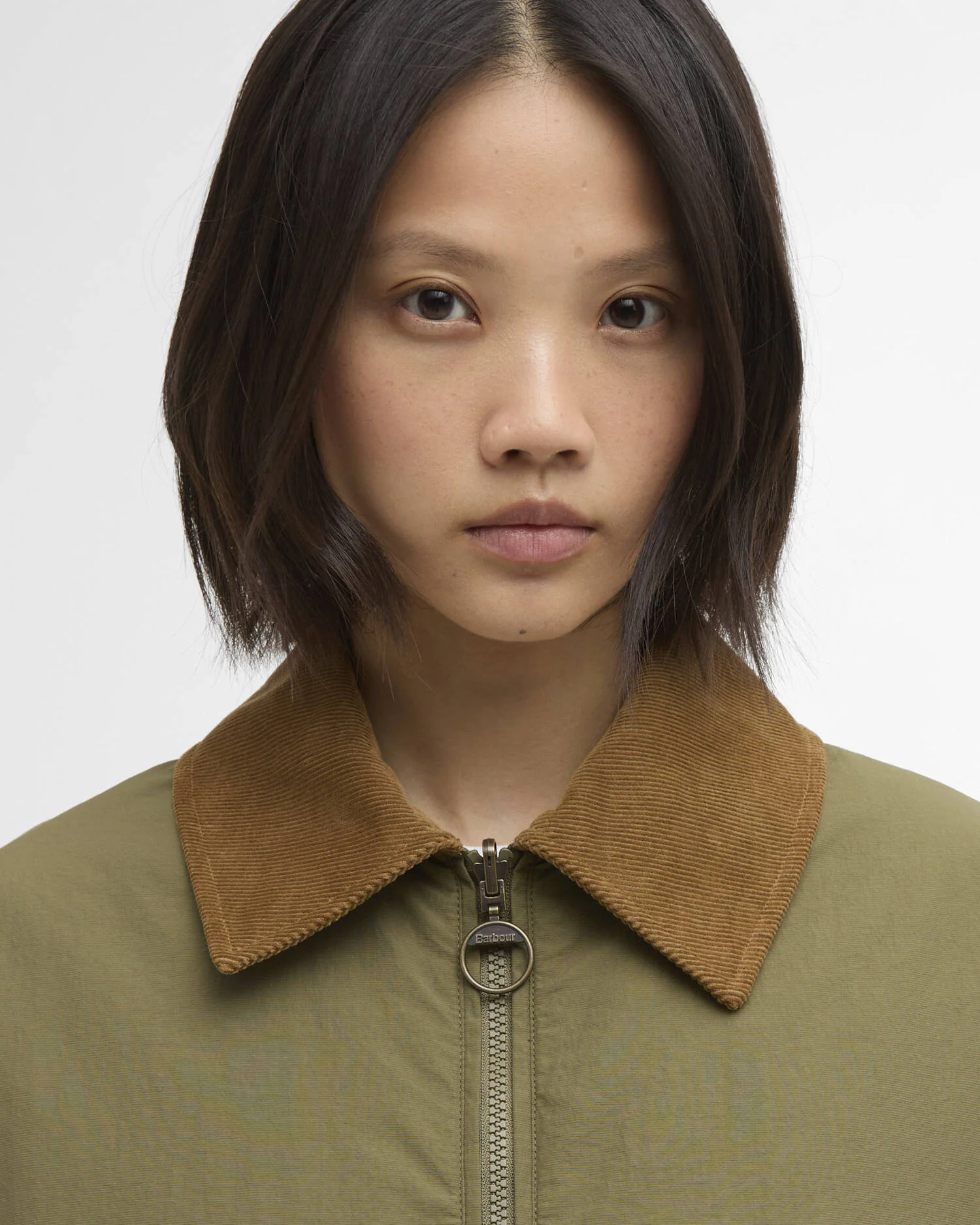 BARBOUR MAUREEN REVERSIBLE CASUAL JACKET - BURNT OLIVE - Image 5
