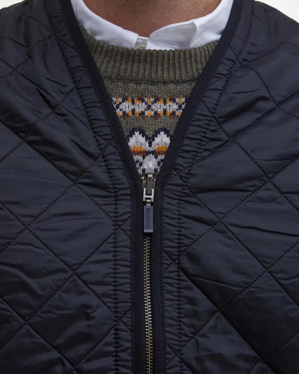 BARBOUR POLARQUILT LINER - BLACK - Image 7
