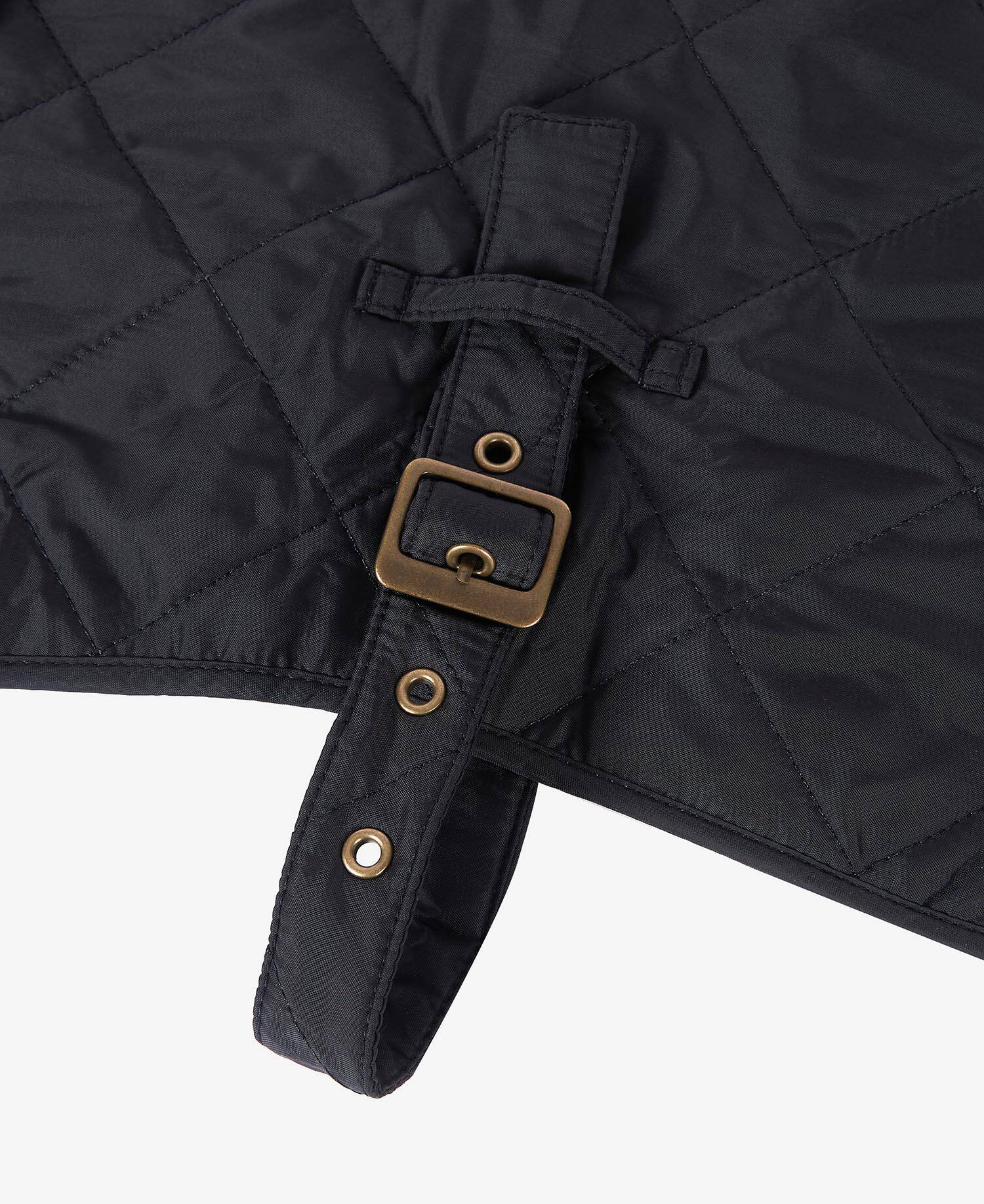 BARBOUR QUILTED DOG COAT - BLACK - Image 6