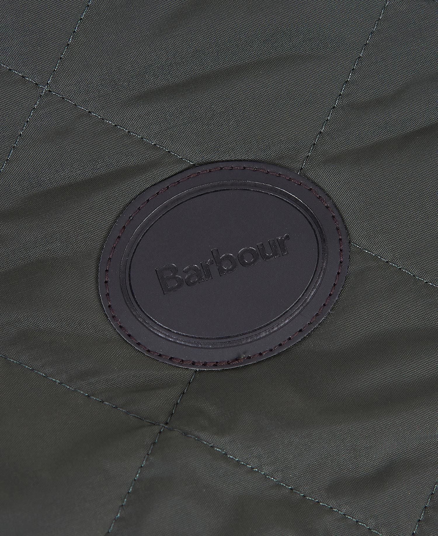 BARBOUR QUILTED DOG COAT - OLIVE - Image 3