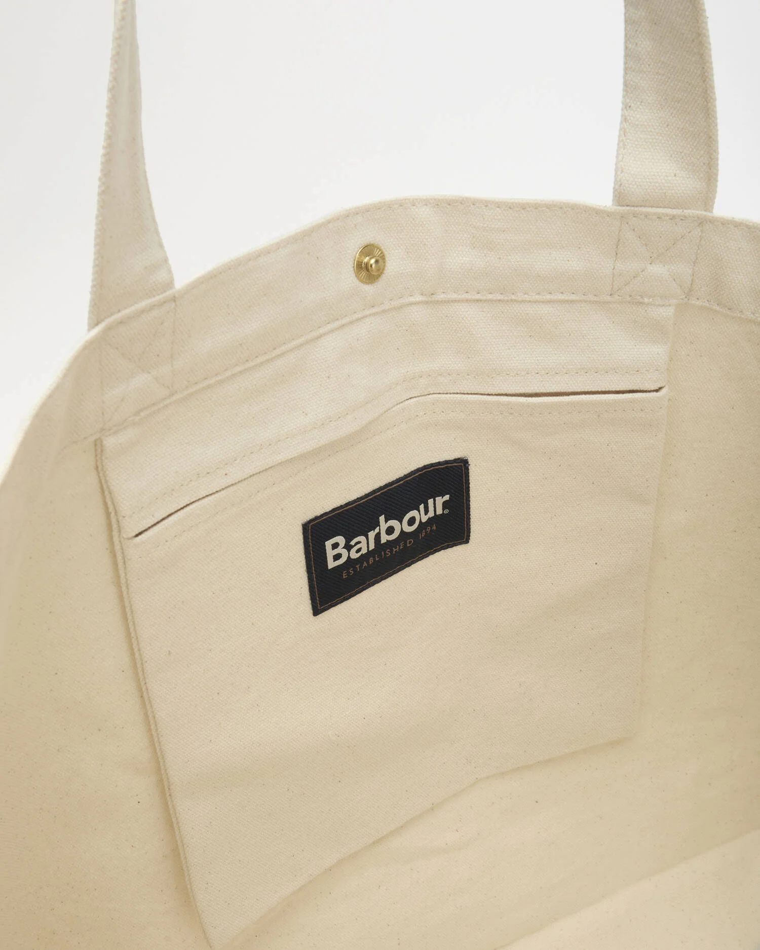 BARBOUR SCRIPT TOTE BAG - RED LOGO - Image 7