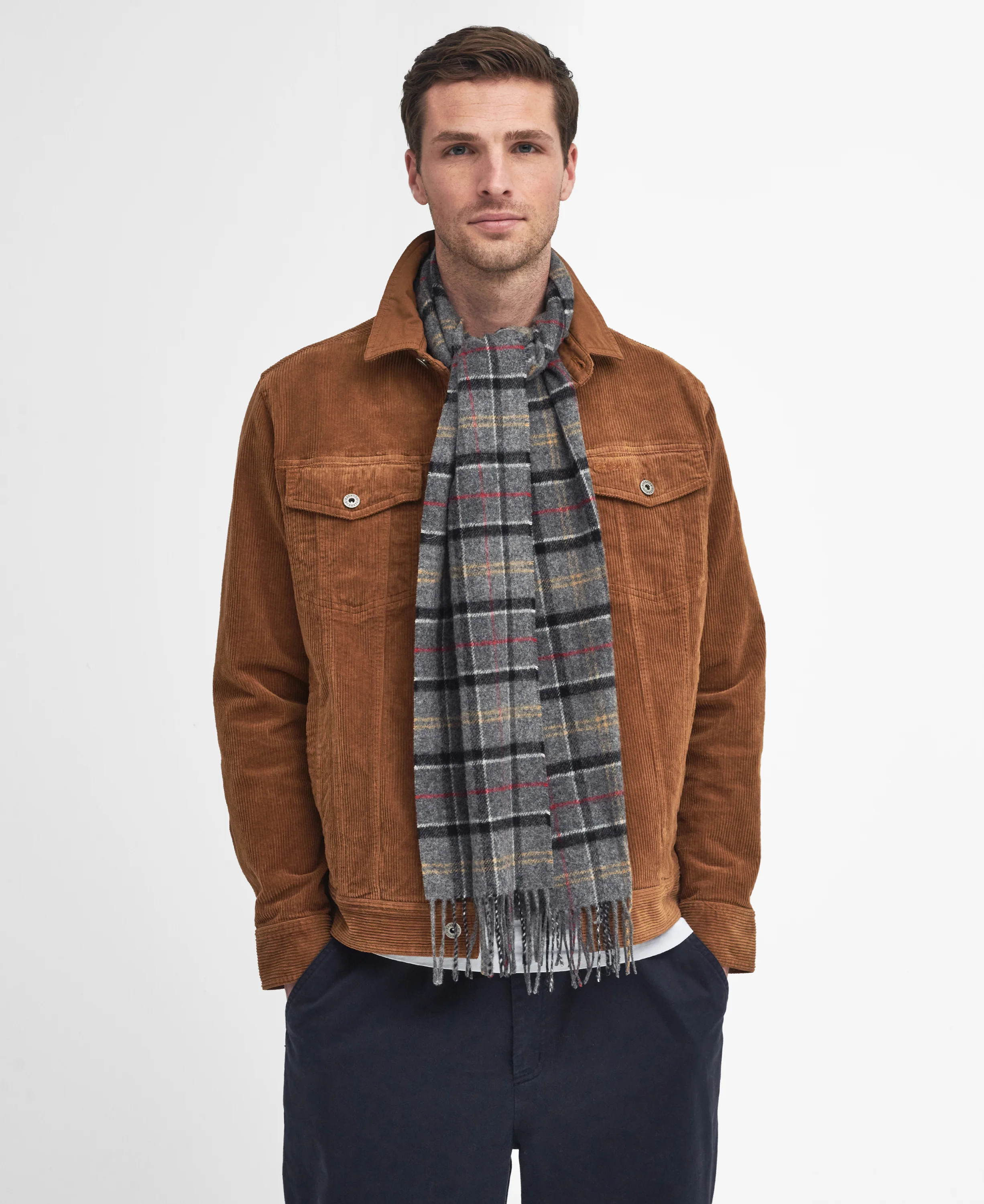 BARBOUR TARTAN LAMBSWOOL SCARF - MODERN - Image 3