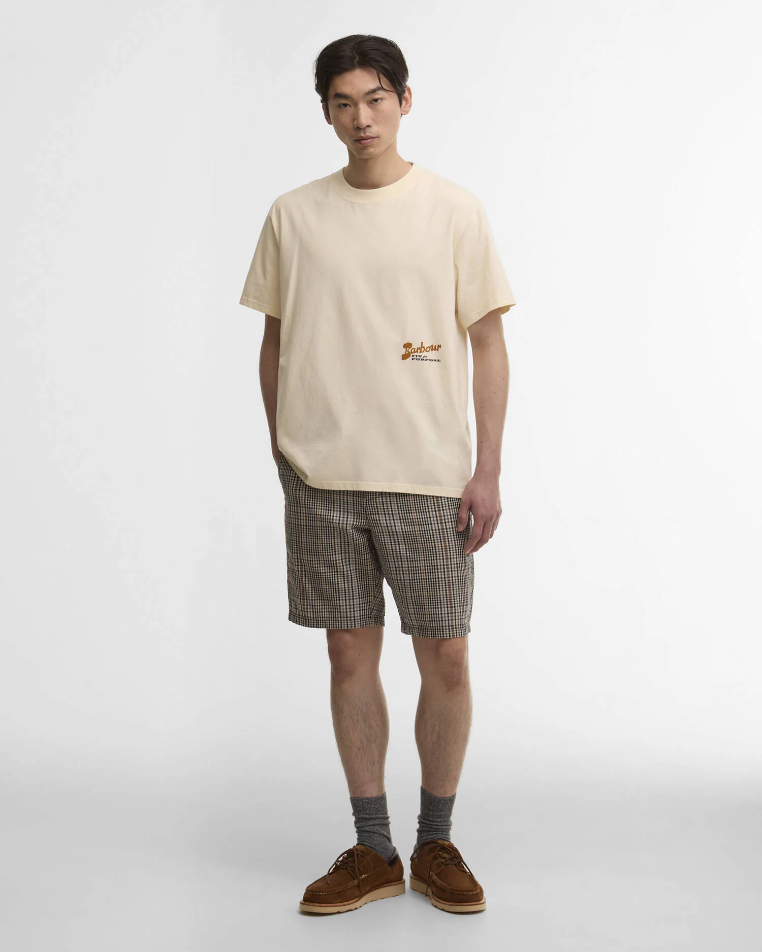 BARBOUR TERRAIN T-SHIRT - NEUTRAL - Image 4
