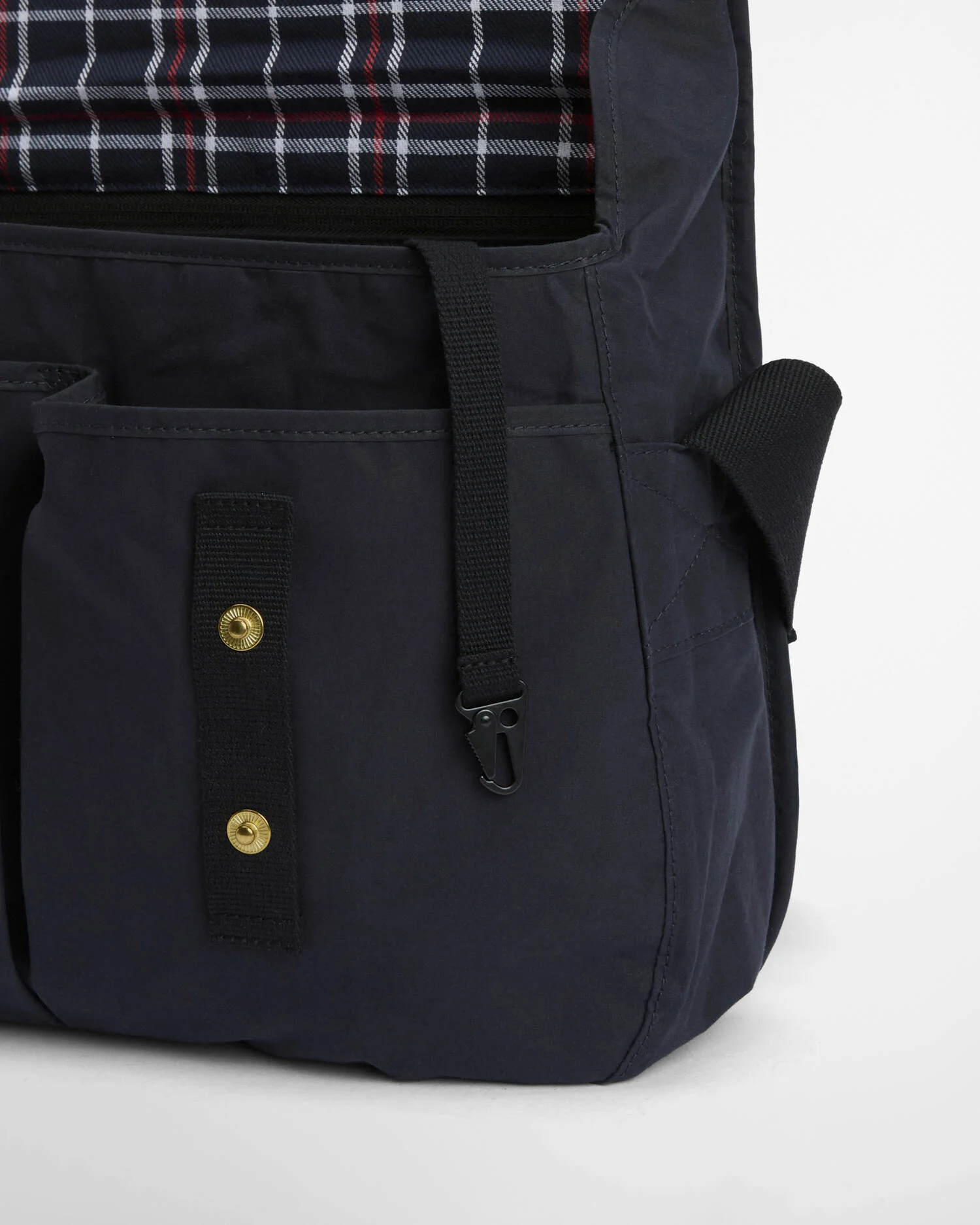 BARBOUR TRANSPORT RIEVER CROSSBODY BAG - NAVY - Image 9