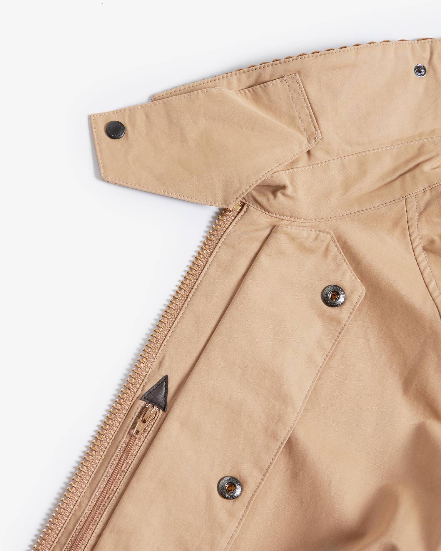BARBOUR TRANSPORTER OVERSIZED CASUAL JACKET - STONE - Image 11