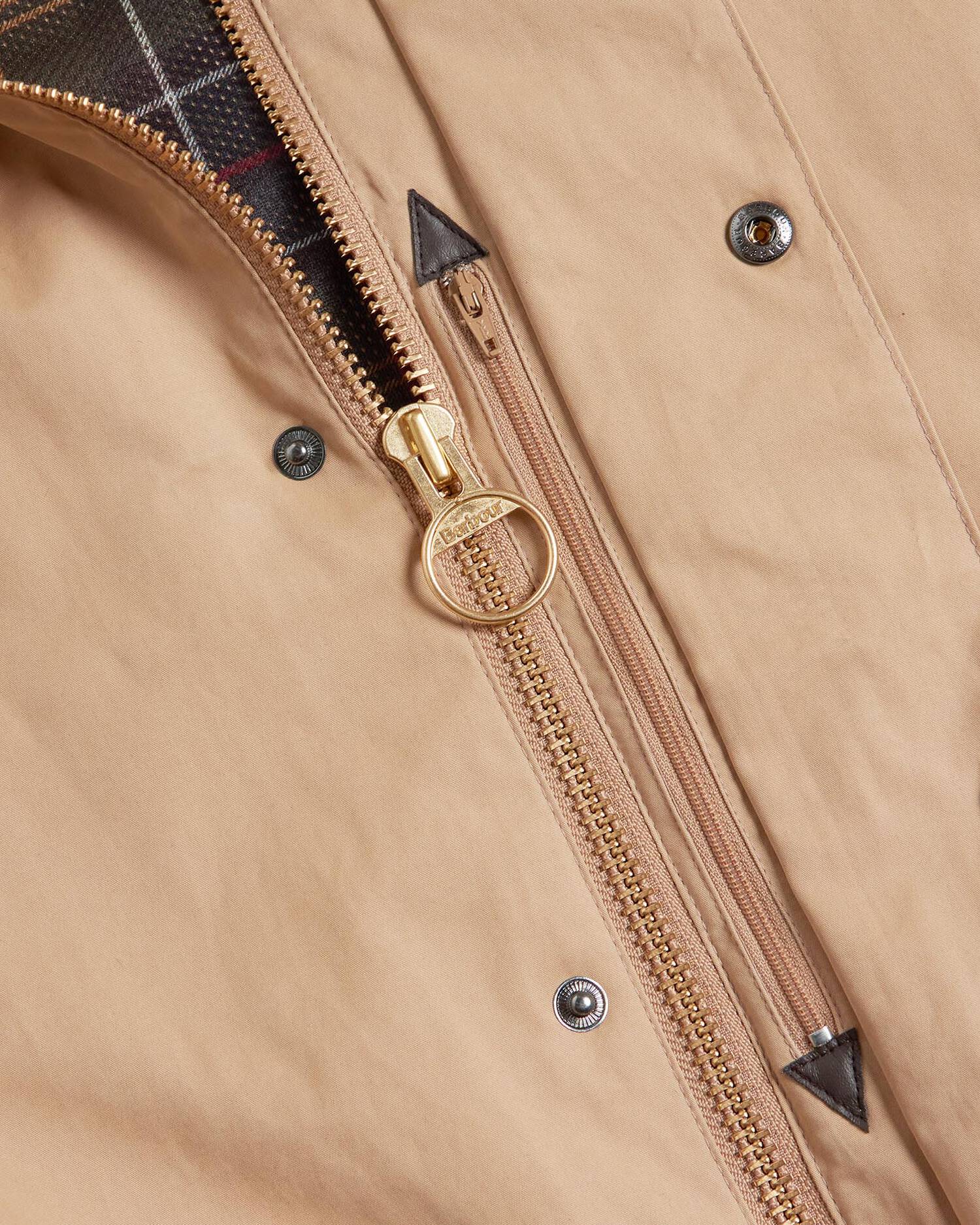 BARBOUR TRANSPORTER OVERSIZED CASUAL JACKET - STONE - Image 9