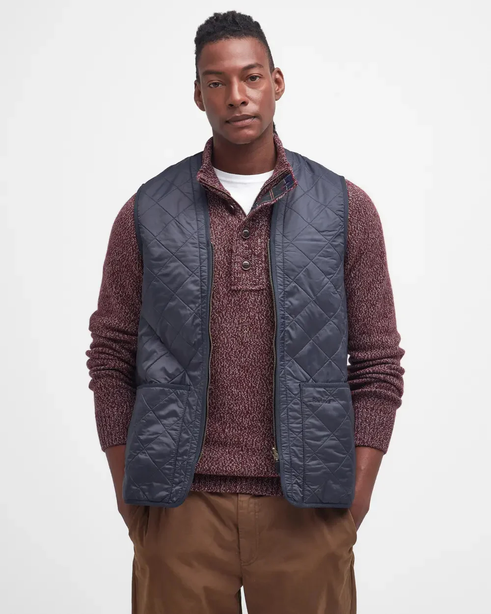BARBOUR POLARQUILT LINER - NAVY - Image 4