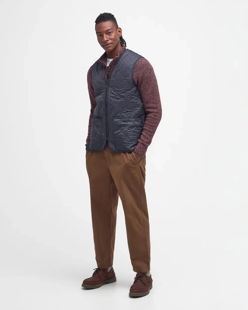 BARBOUR POLARQUILT LINER - NAVY - Image 5