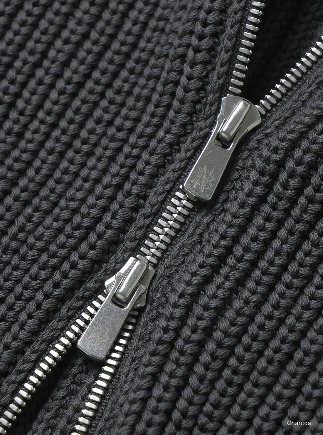 BATONER COTTON SIGNATURE DRIVERS KNIT - GRAY SAX - Image 8