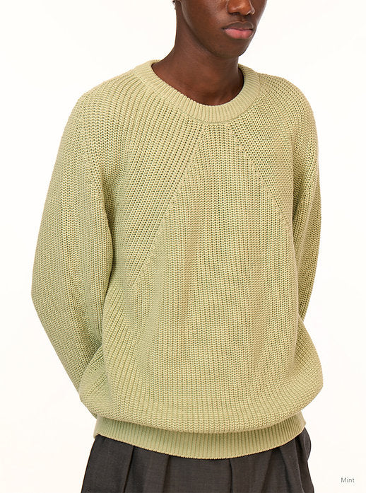 BATONER COTTON SIGNATURE CREW NECK - BLACK - Image 7