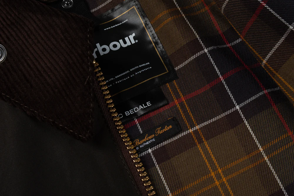BARBOUR BEDALE WAX JACKET - OLIVE - Image 8