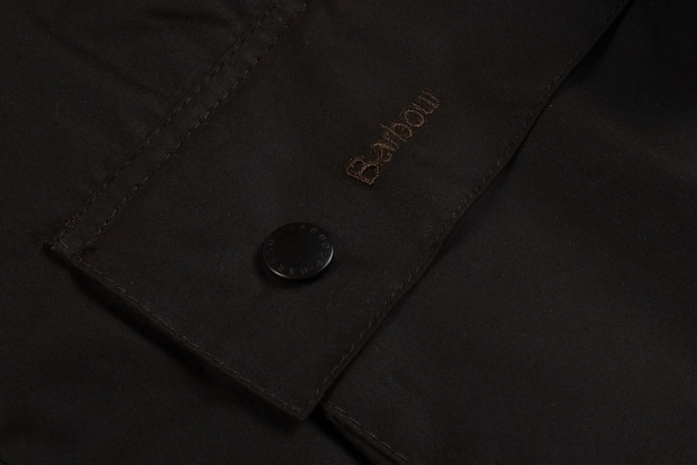 BARBOUR BEDALE WAX JACKET - OLIVE - Image 9