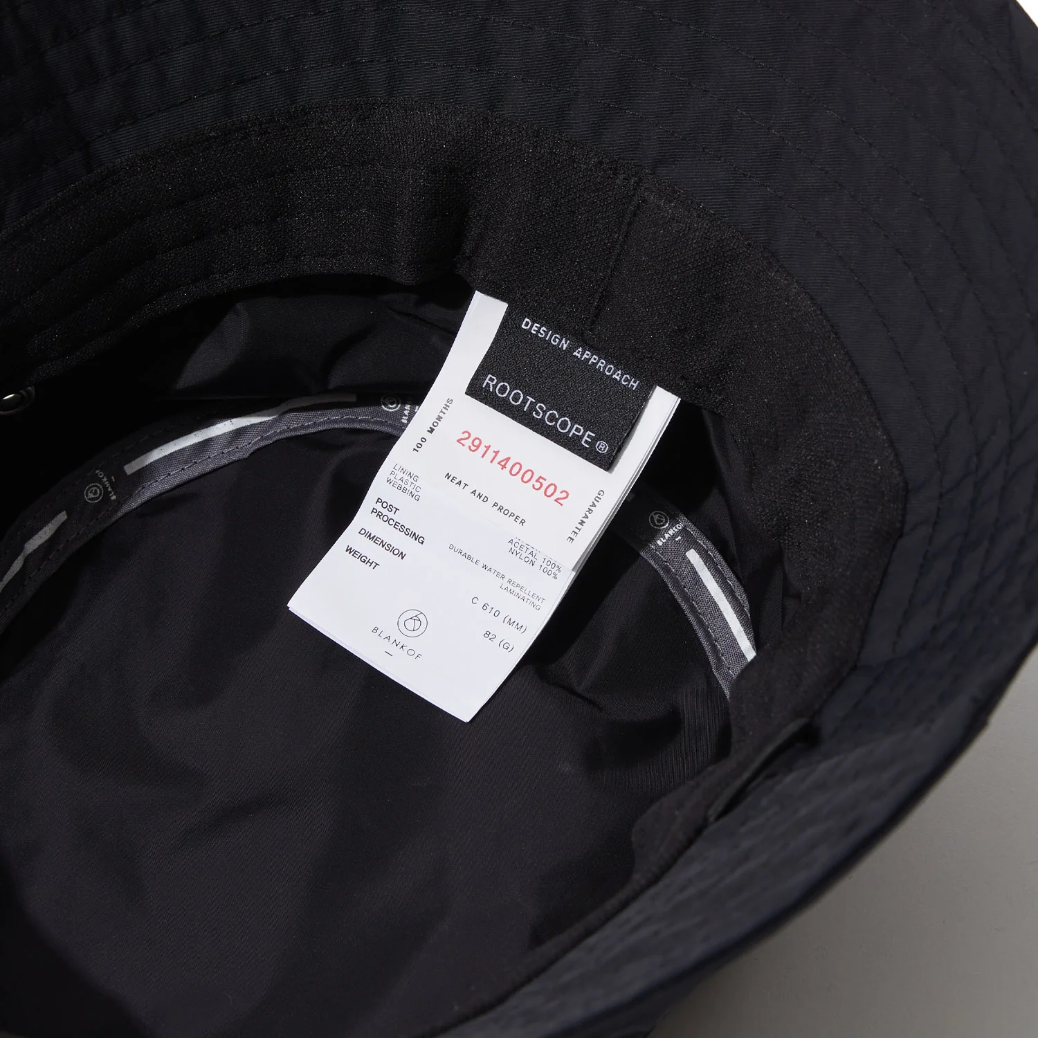 BLANKOF ARCHITECT BUCKET HAT - BLACK - Image 6