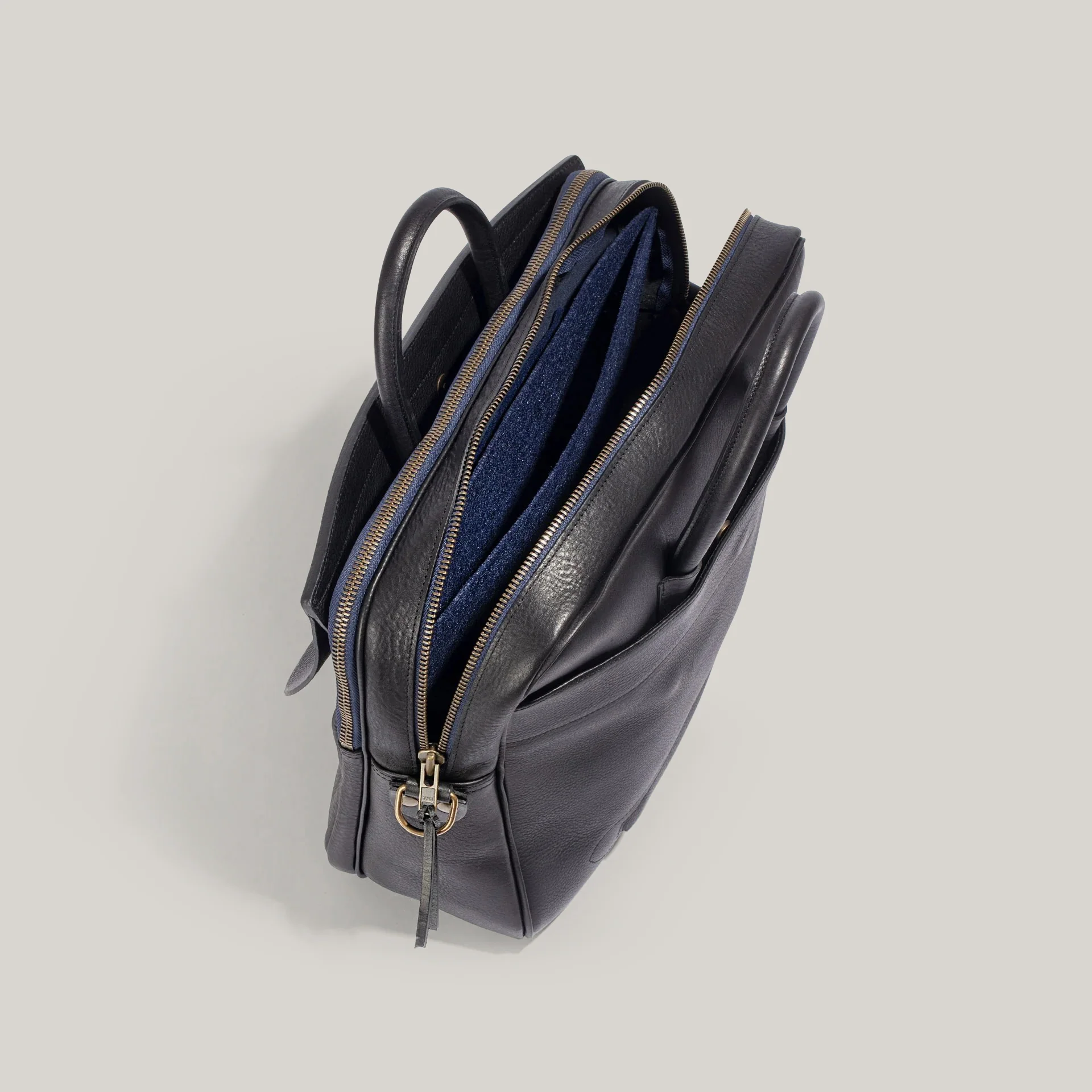 BLEU DE CHAUFFE ZEPPO BUSINESS BAG - BLACK - Image 3