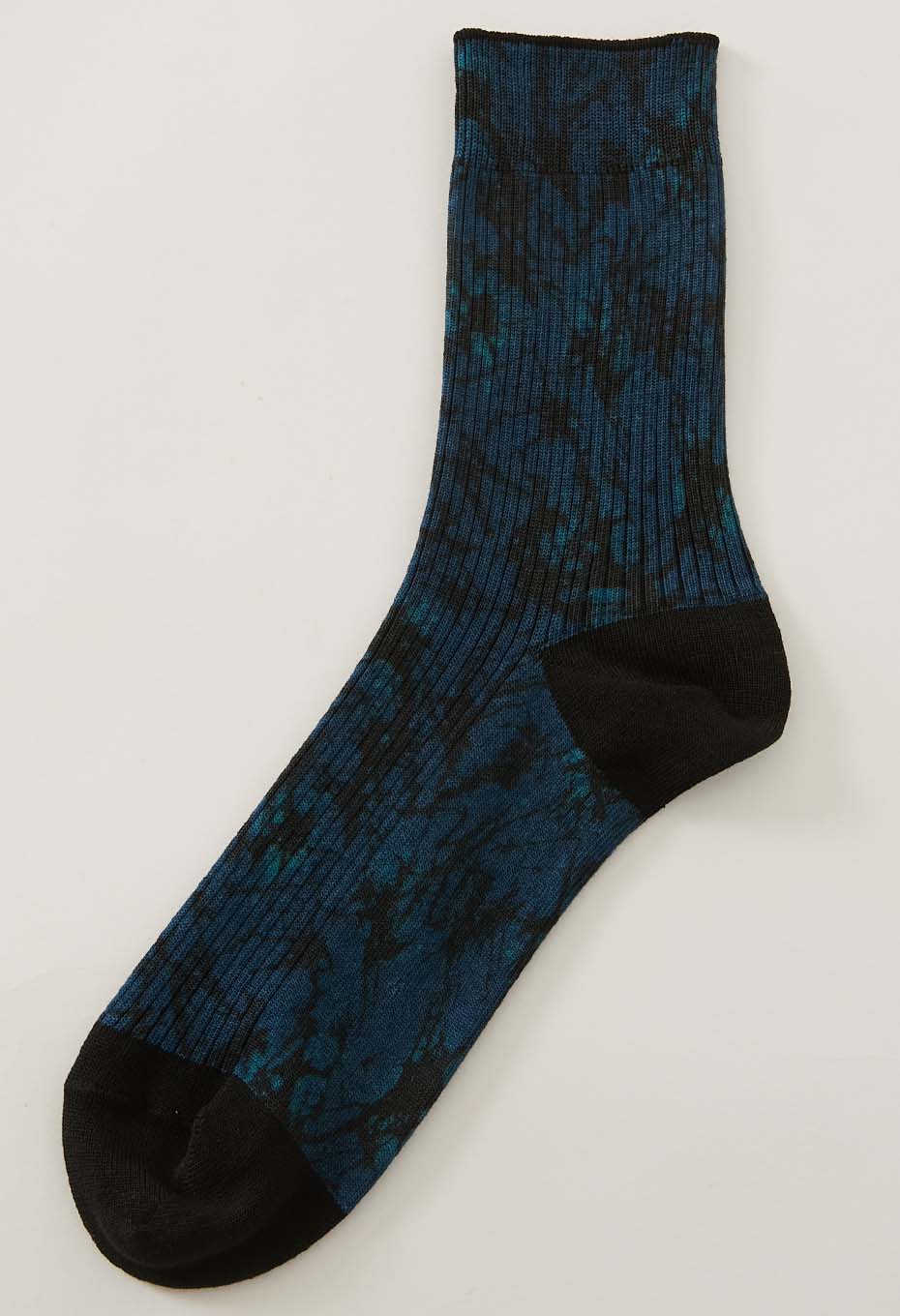 BLUE BLUE JAPAN PRINTED GLASS PATTERN SOCKS - NAVY - Image 5