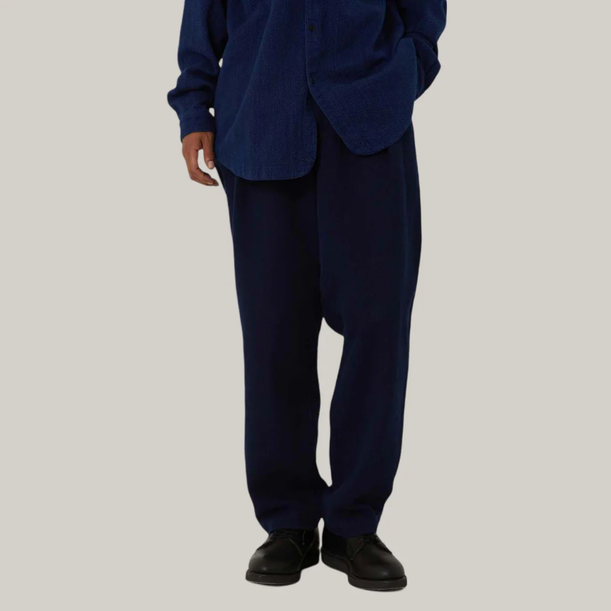 BLUE BLUE JAPAN PURE INDIGO DOUBLECLOTH SASHIKO TROUSERS - Image 2