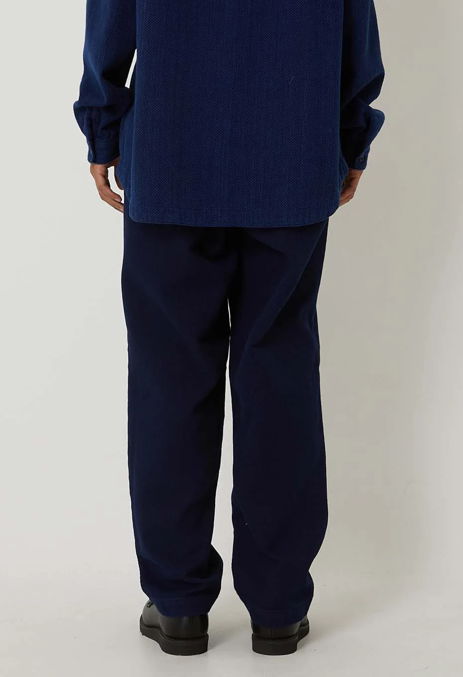 BLUE BLUE JAPAN PURE INDIGO DOUBLECLOTH SASHIKO TROUSERS - Image 4