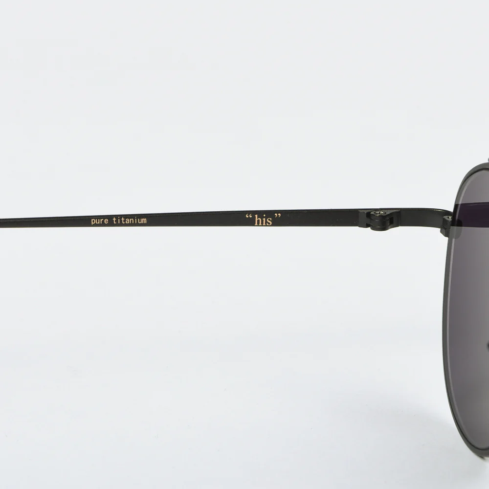 BUDDY OPTICAL HIS TITANIUM SUNGLASSES - MATTE BLACK - Image 7