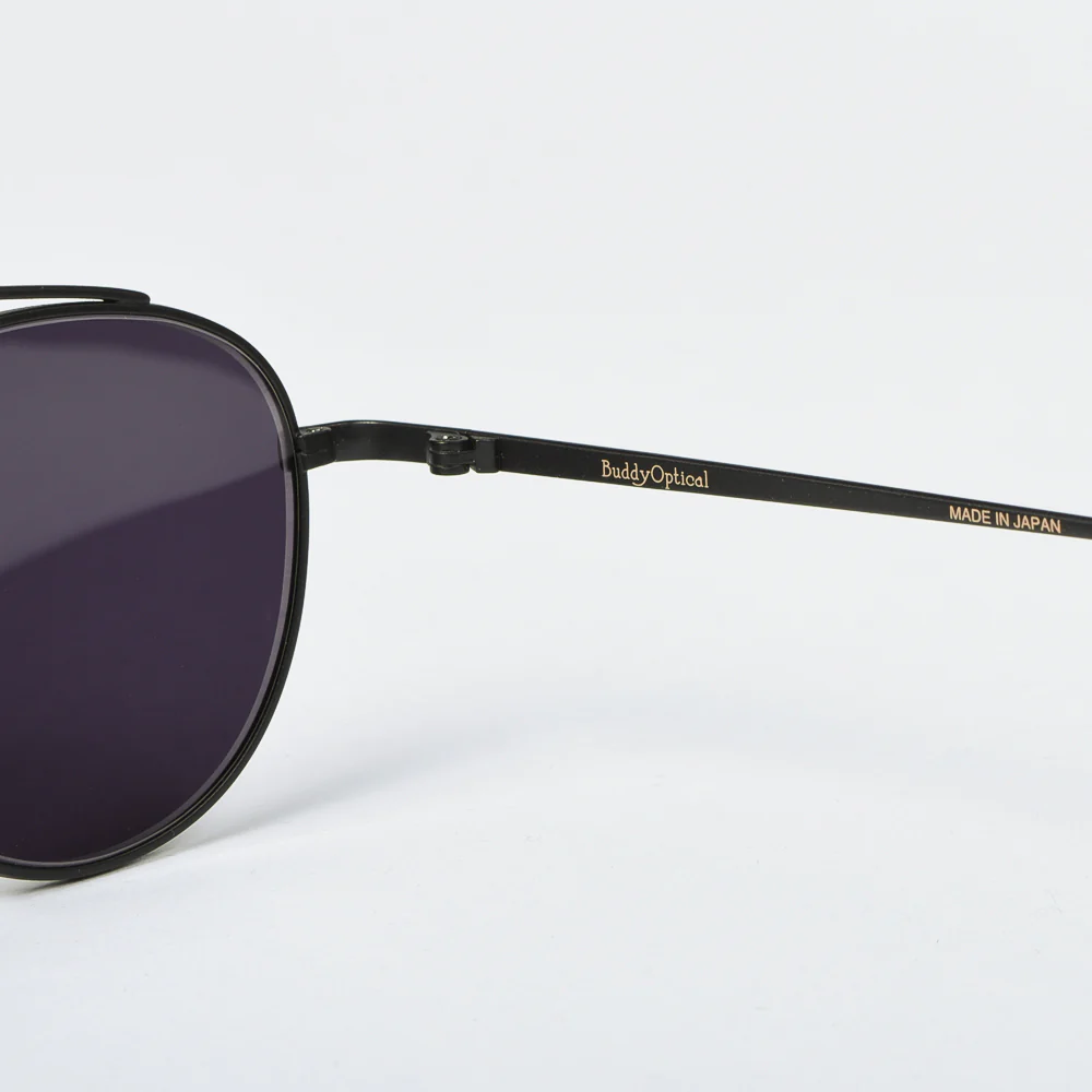 BUDDY OPTICAL HIS TITANIUM SUNGLASSES - MATTE BLACK - Image 8