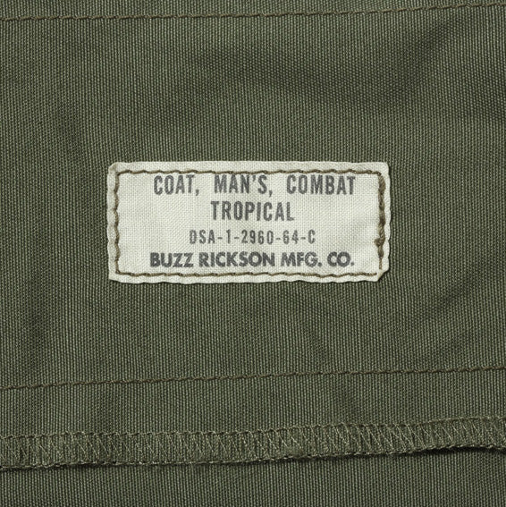 BUZZ RICKSON COMBAT TROPICAL COAT - OLIVE - Image 9