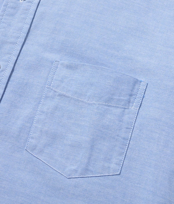 BUZZ RICKSON x PPHH - 4OZ COTTON OXFORD CLOTH SHIRT - BLUE - Image 7