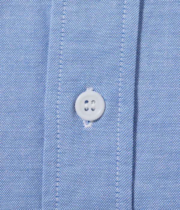 BUZZ RICKSON x PPHH - 4OZ COTTON OXFORD CLOTH SHIRT - BLUE - Image 8