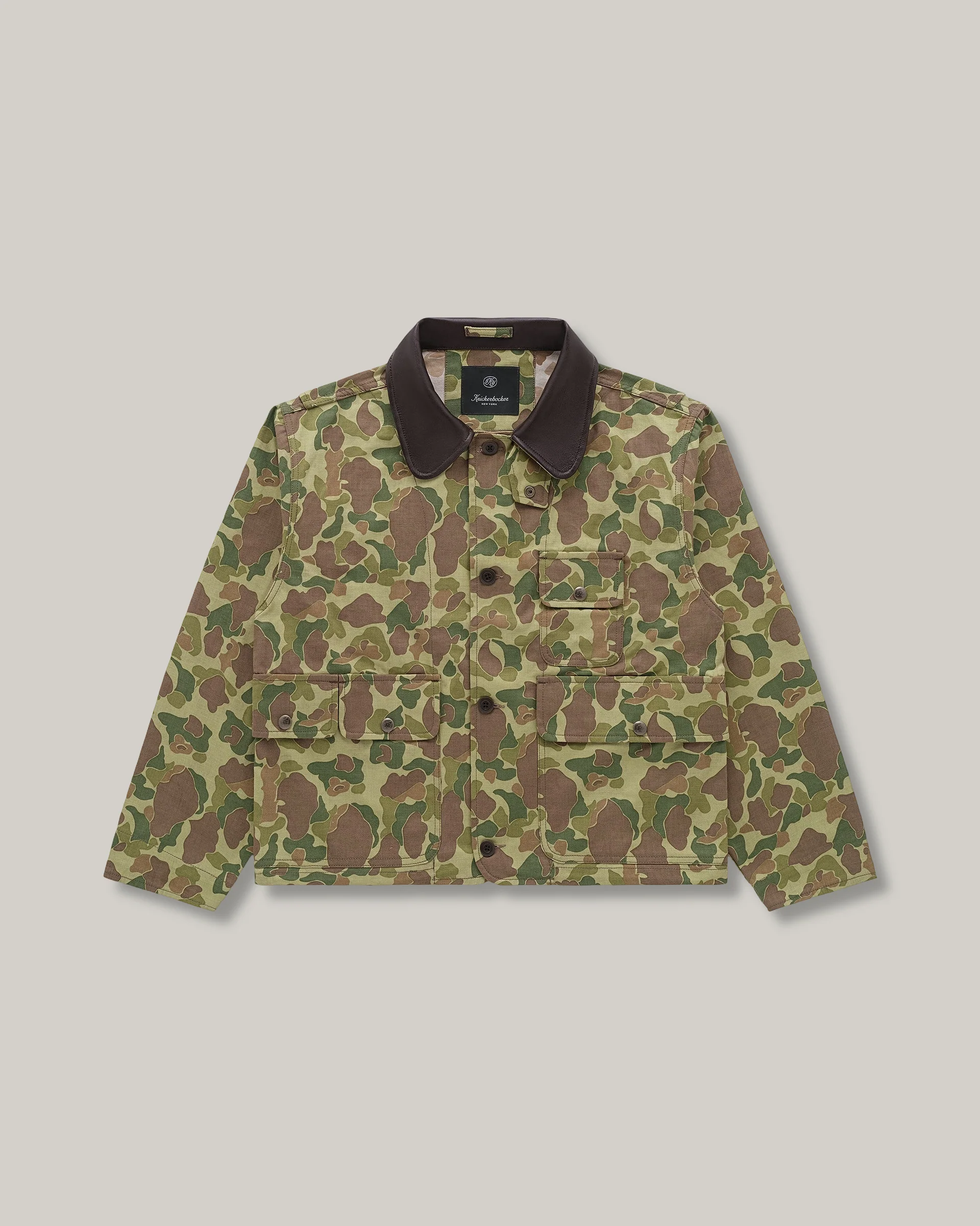 KNICKERBOCKER CATSKILLS HBT COAT - DUCK CAMO
