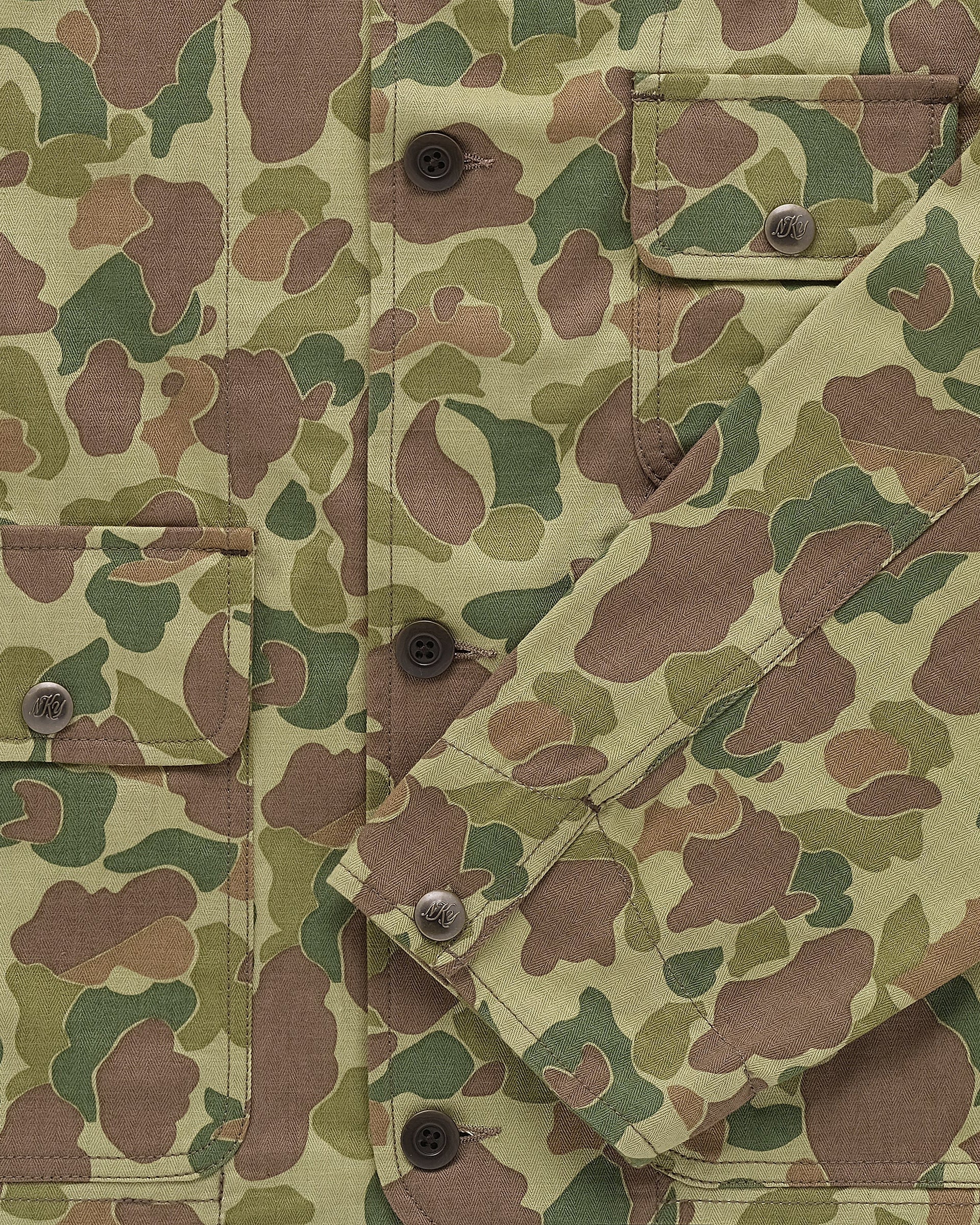 KNICKERBOCKER CATSKILLS HBT COAT - DUCK CAMO - Image 3