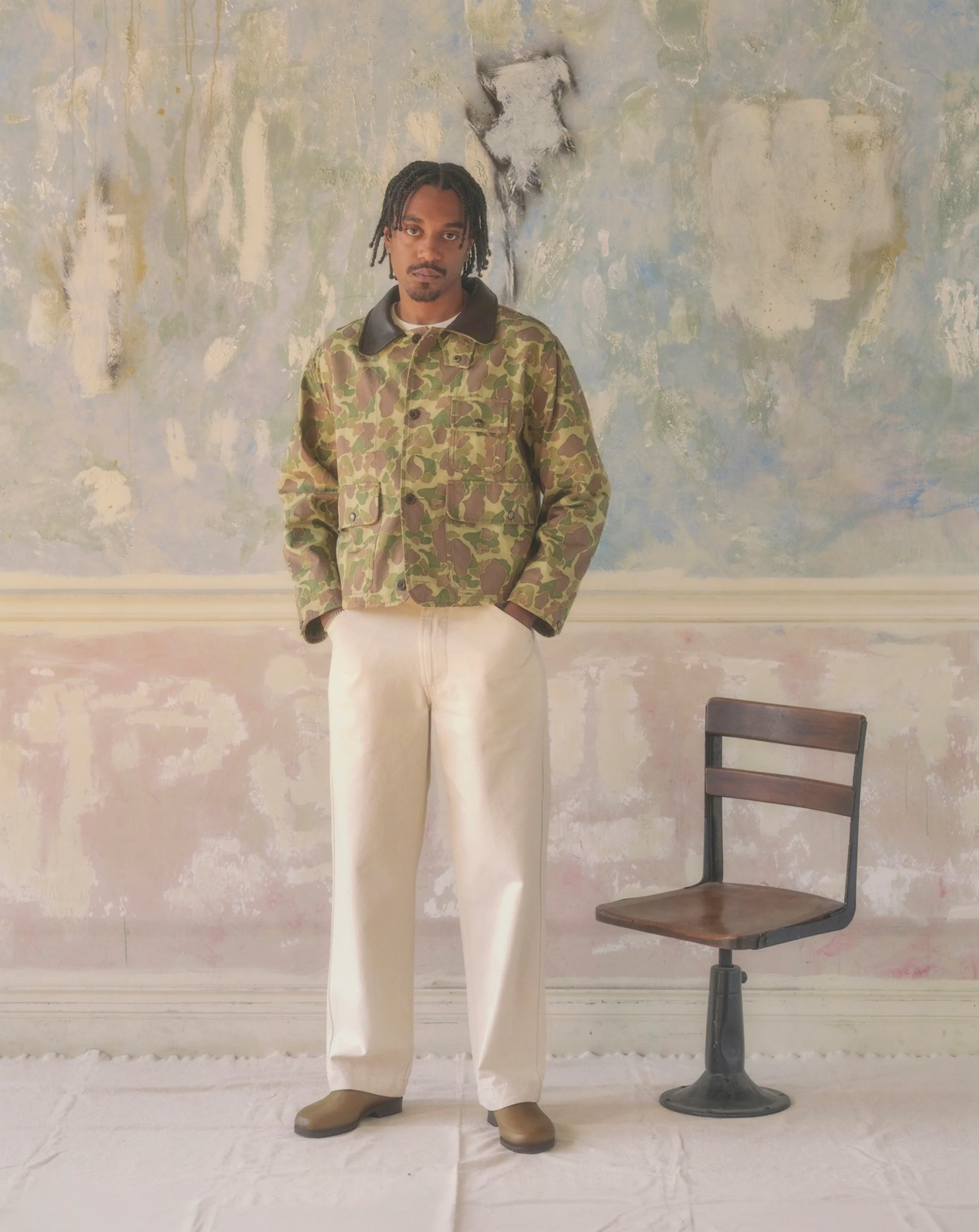 KNICKERBOCKER CATSKILLS HBT COAT - DUCK CAMO - Image 4