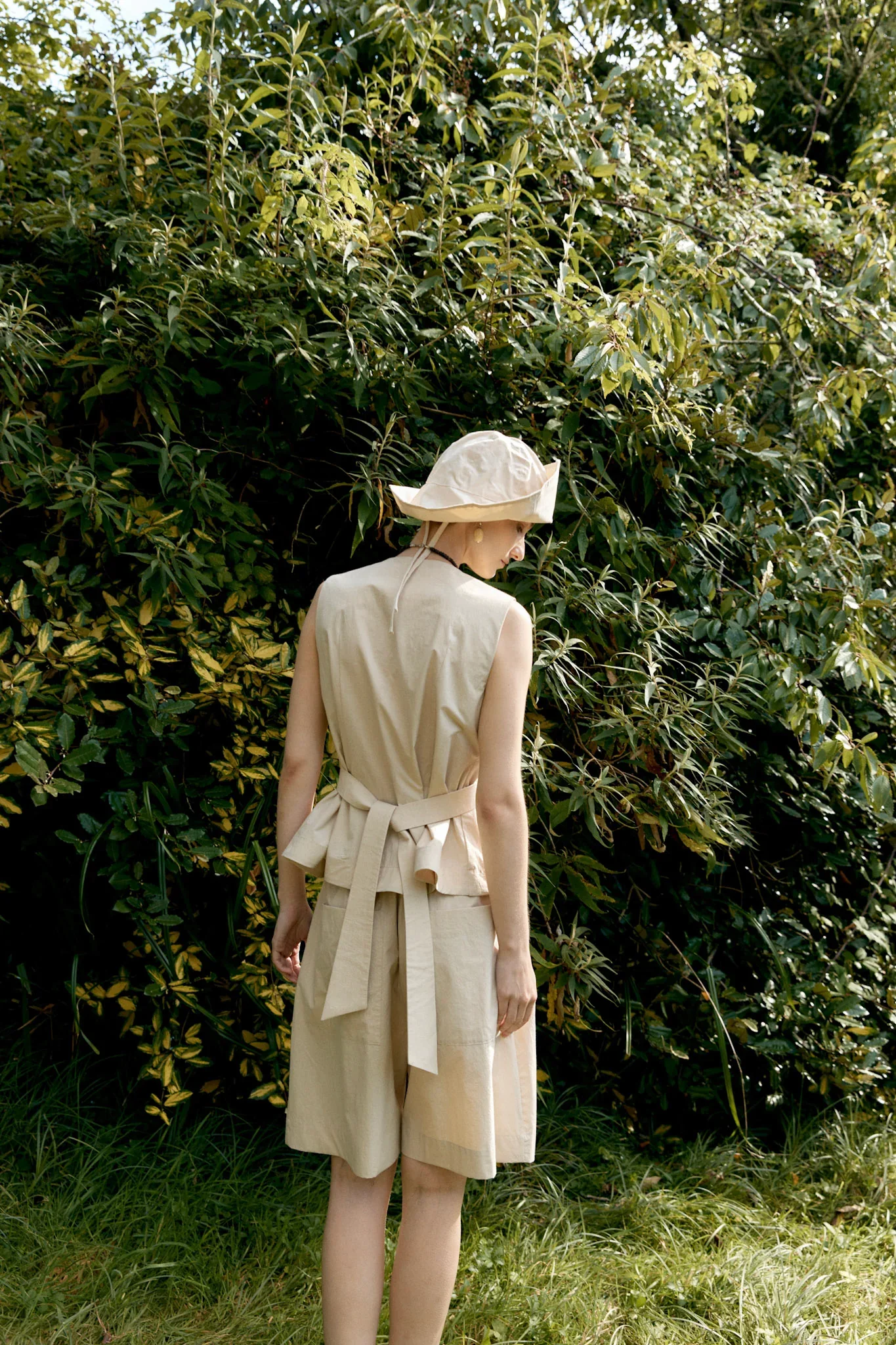 CAWLEY BRITISH DRY OILSKIN SUN HAT - NATURAL - Image 4