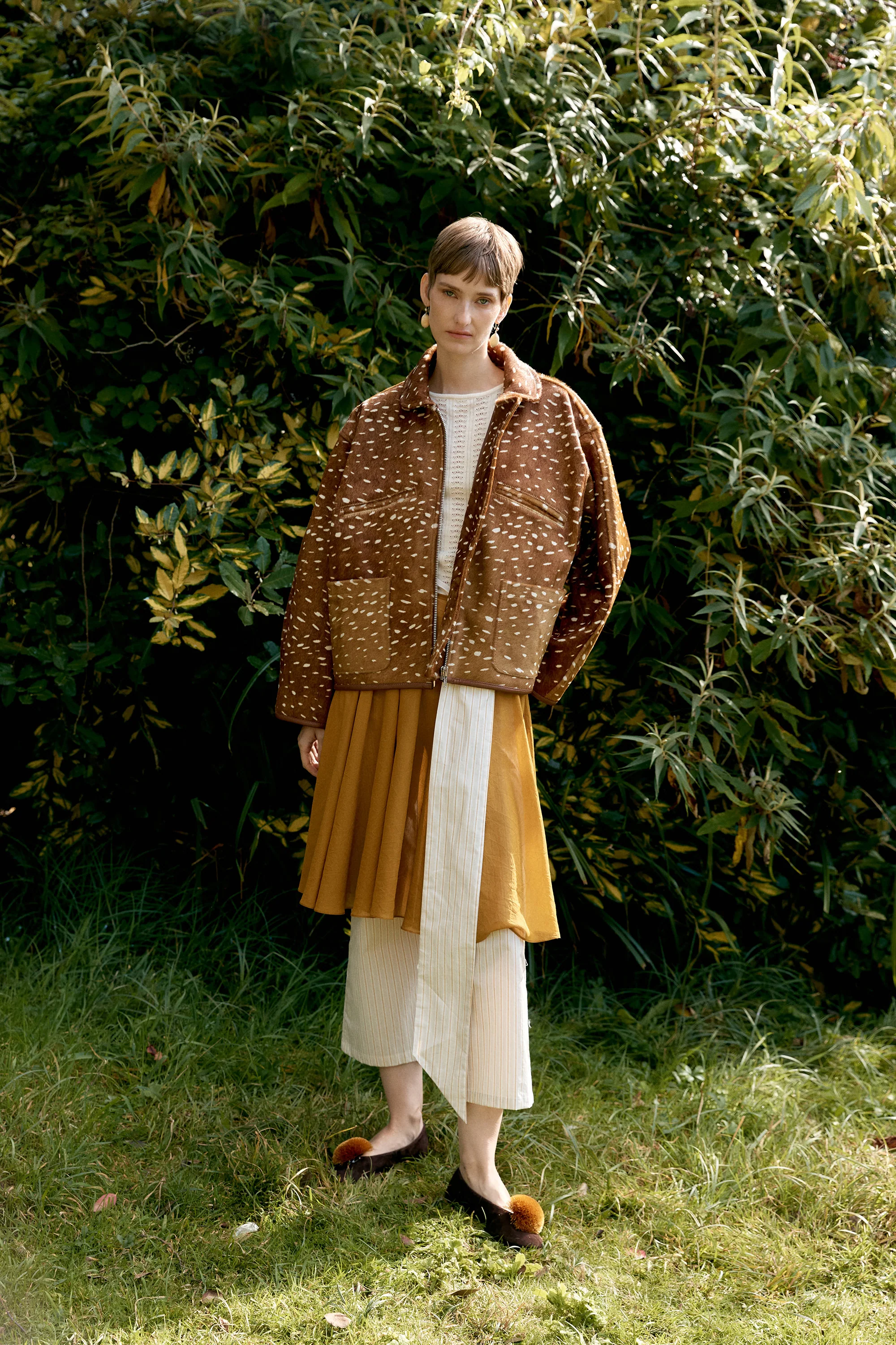 CAWLEY DEER PRINT FLYING JACKET - DEER - Image 2