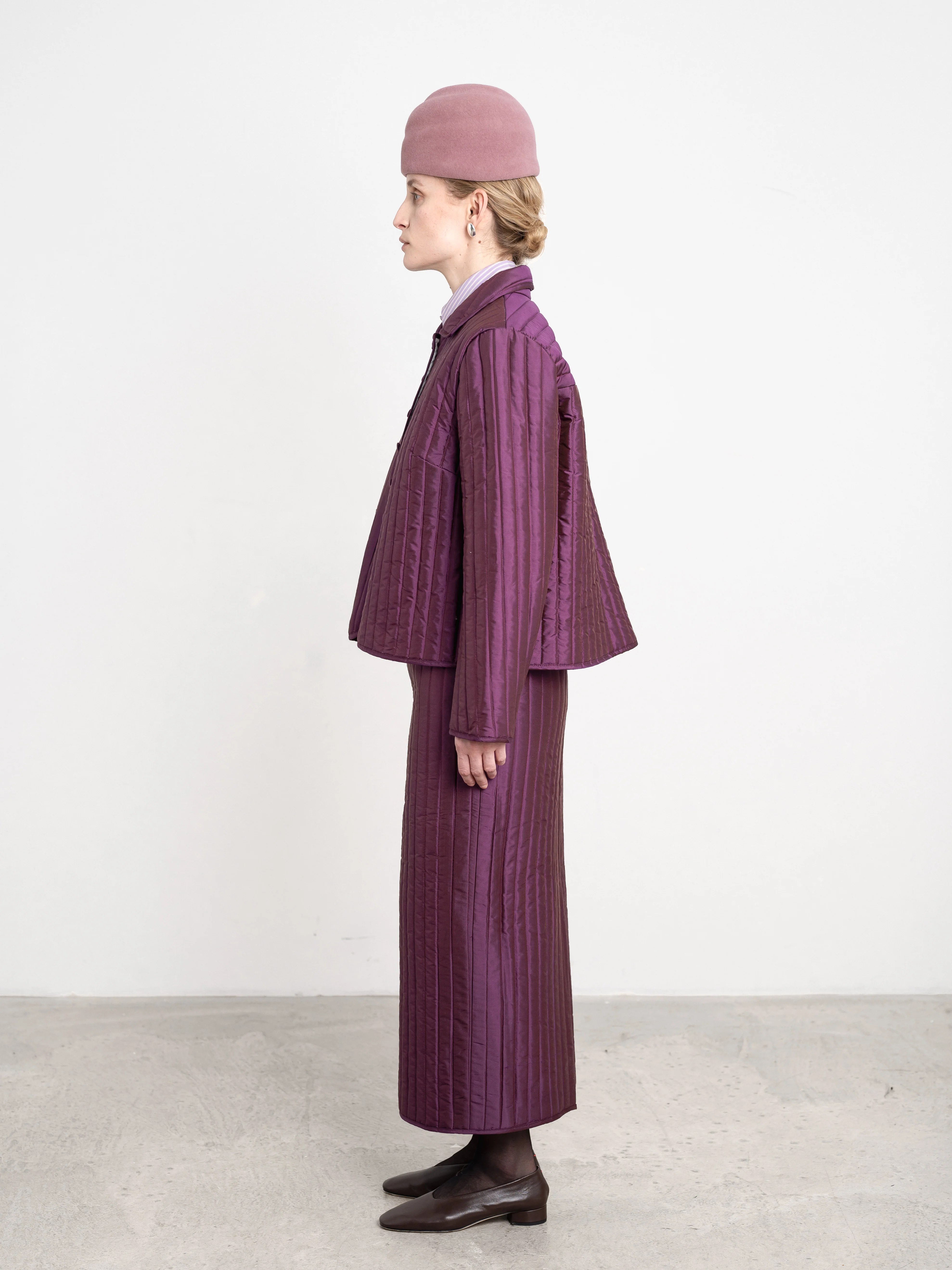 CAWLEY QUILTED SILK ADA JACKET - Image 3